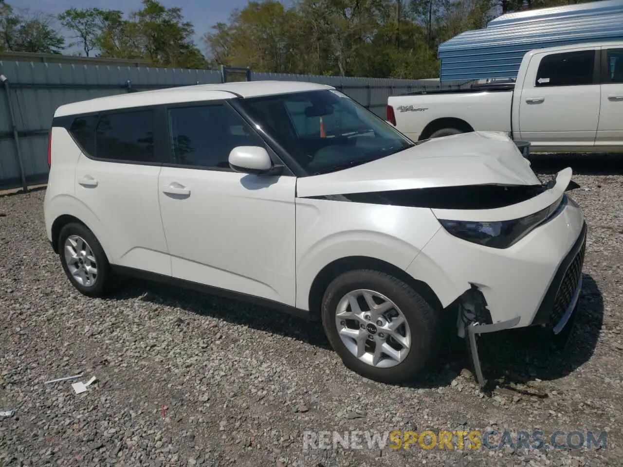 4 Photograph of a damaged car KNDJ23AU0S7927608 KIA SOUL 2025