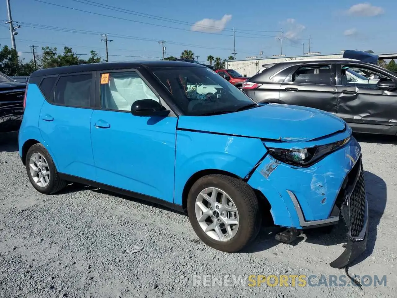 4 Photograph of a damaged car KNDJ23AU2S7247869 KIA SOUL 2025