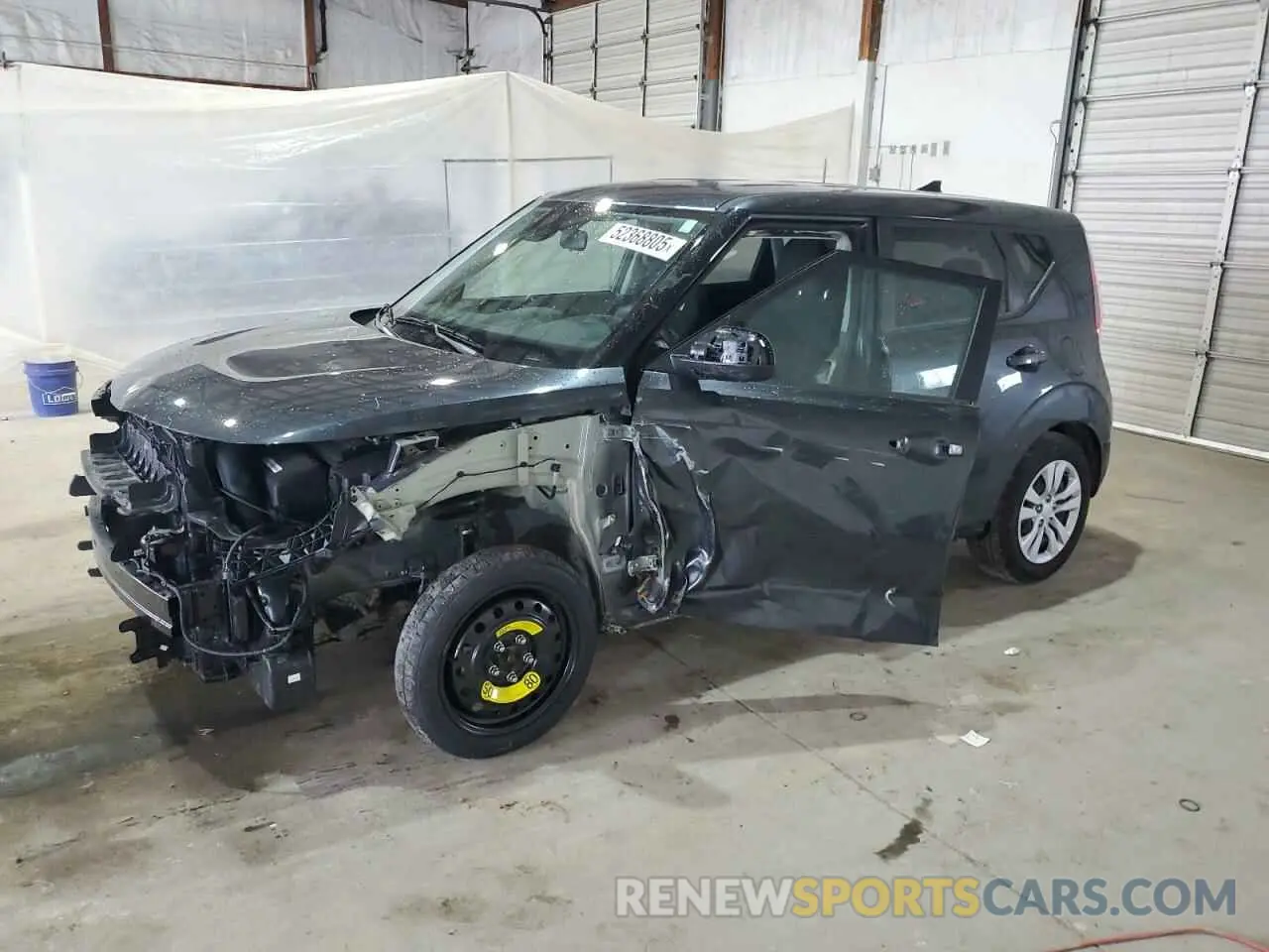 1 Photograph of a damaged car KNDJ23AU7S7248502 KIA SOUL 2025