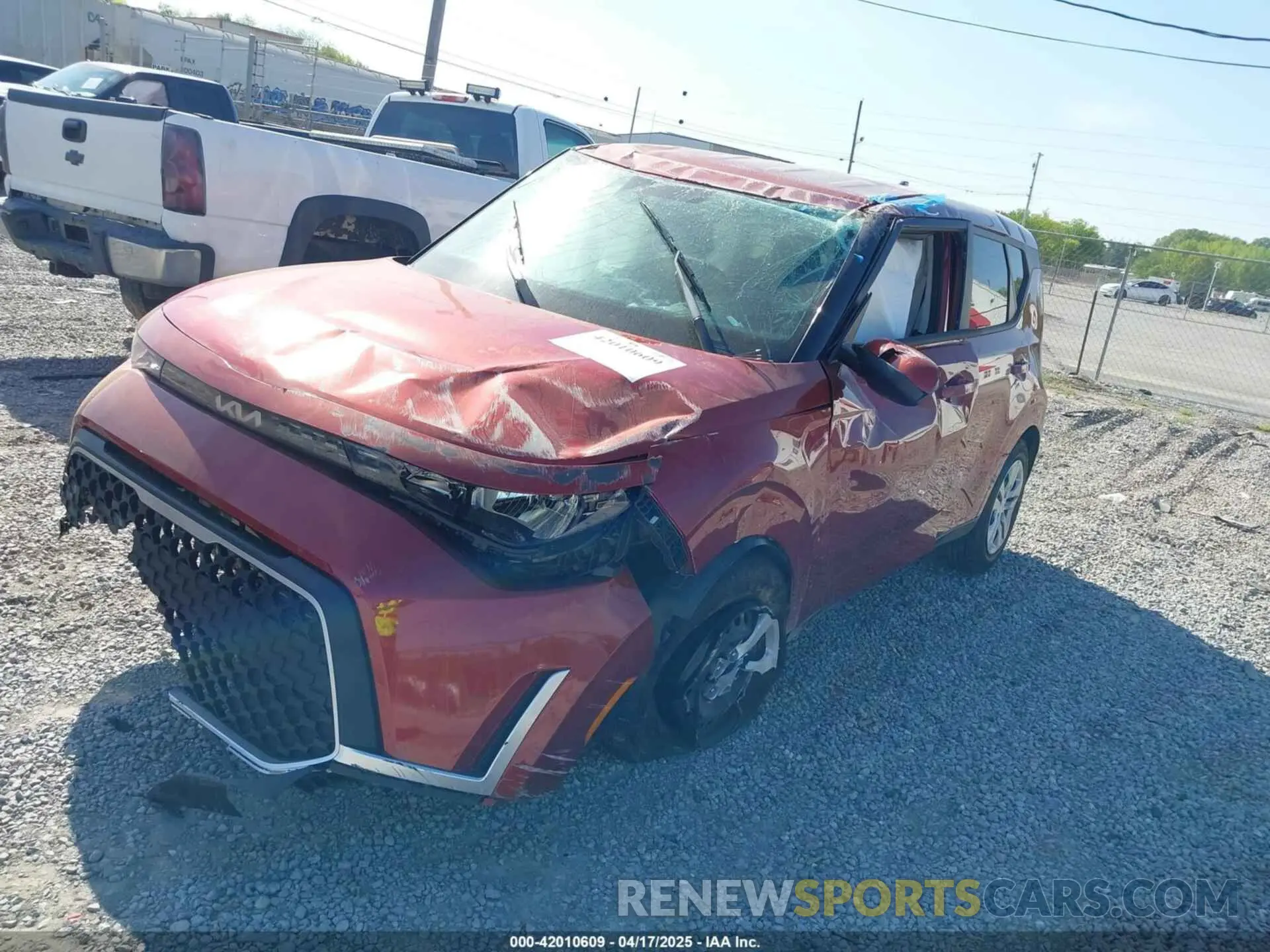 2 Photograph of a damaged car KNDJ23AU9S7256343 KIA SOUL 2025
