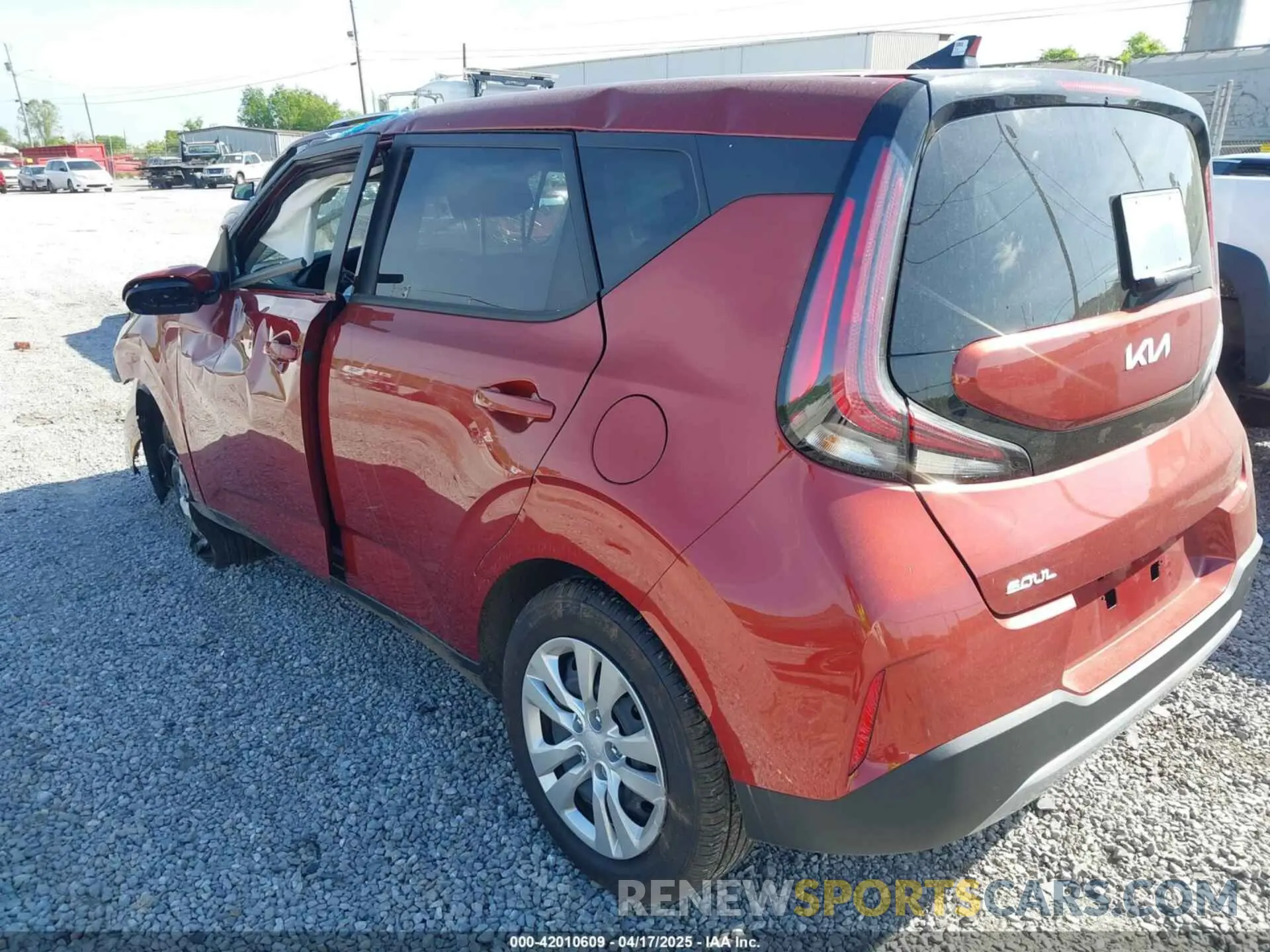 3 Photograph of a damaged car KNDJ23AU9S7256343 KIA SOUL 2025