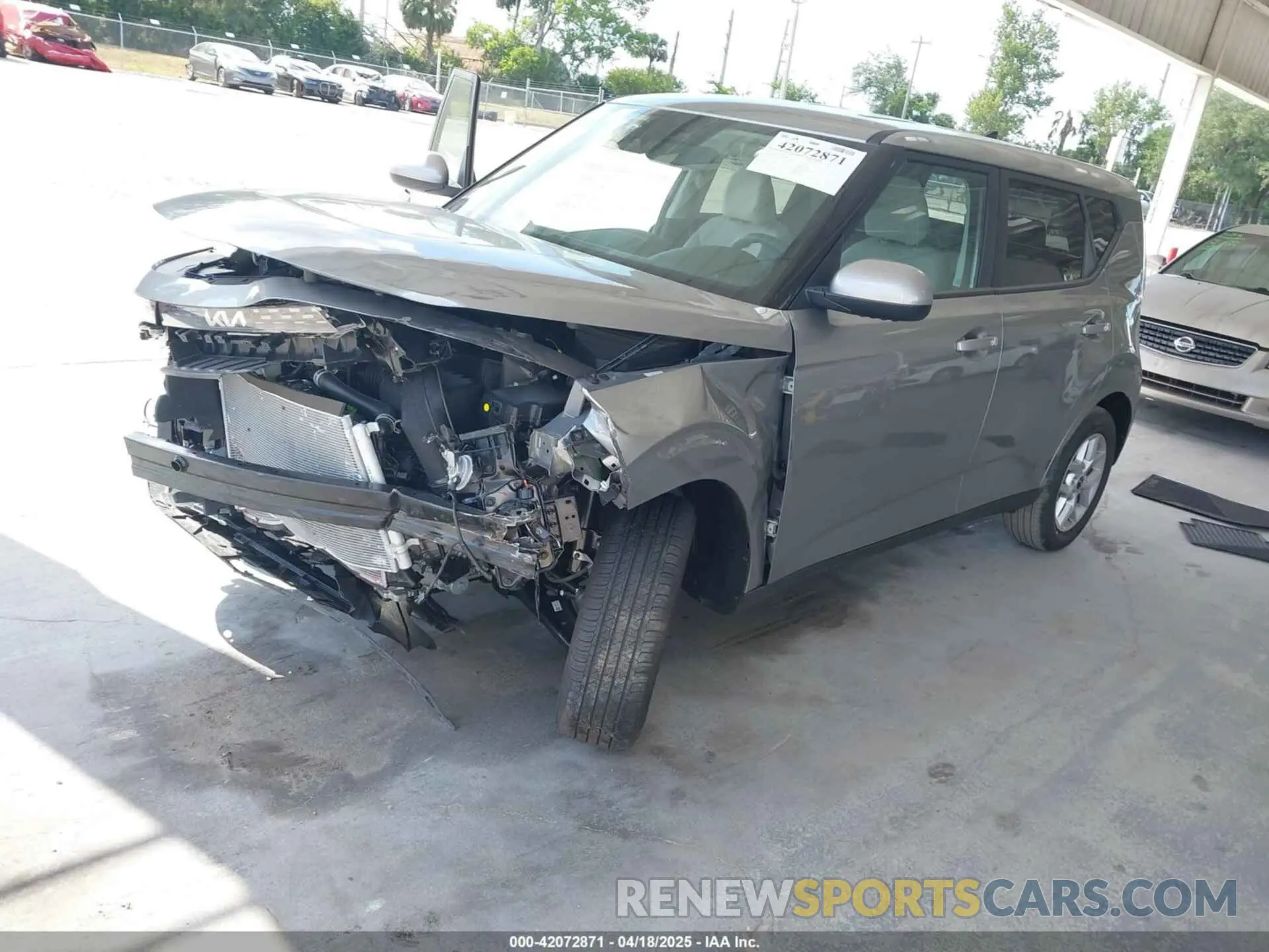 2 Photograph of a damaged car KNDJ23AU9S7928885 KIA SOUL 2025