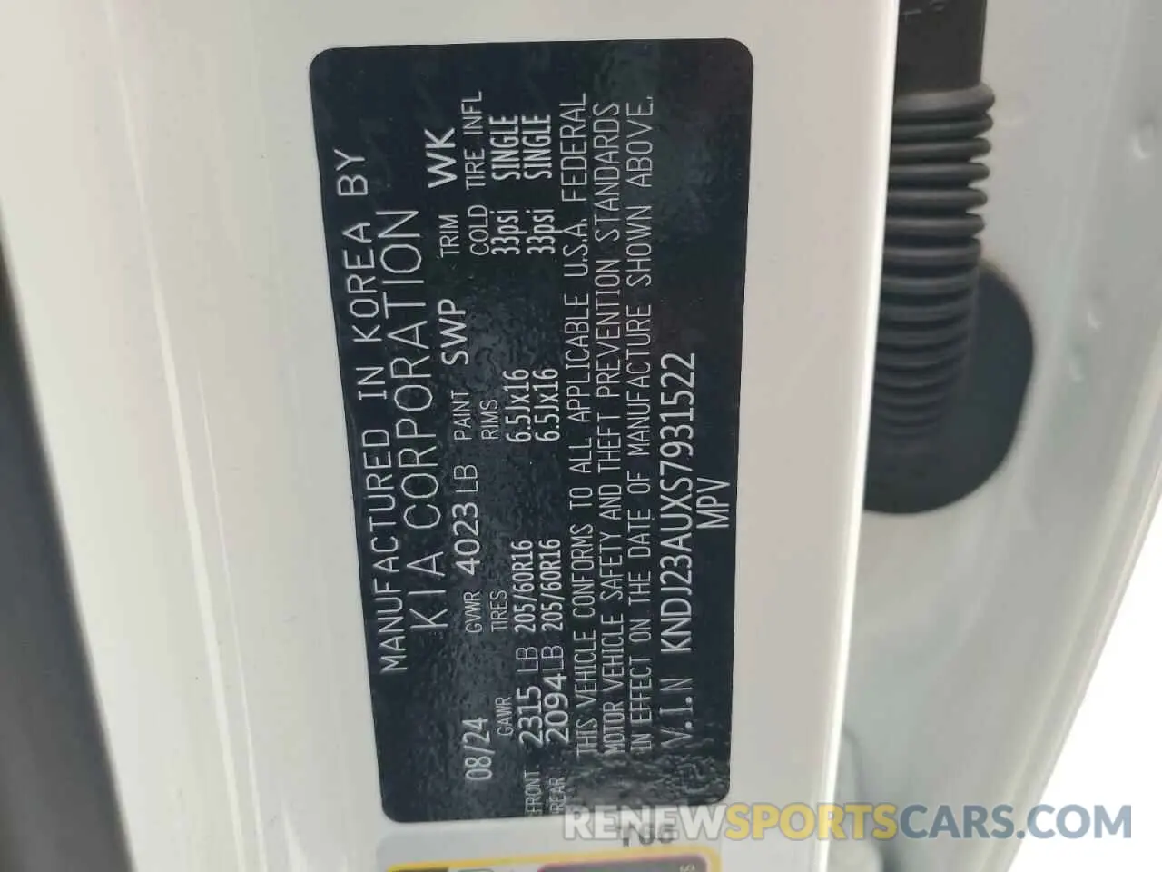 12 Photograph of a damaged car KNDJ23AUXS7931522 KIA SOUL 2025