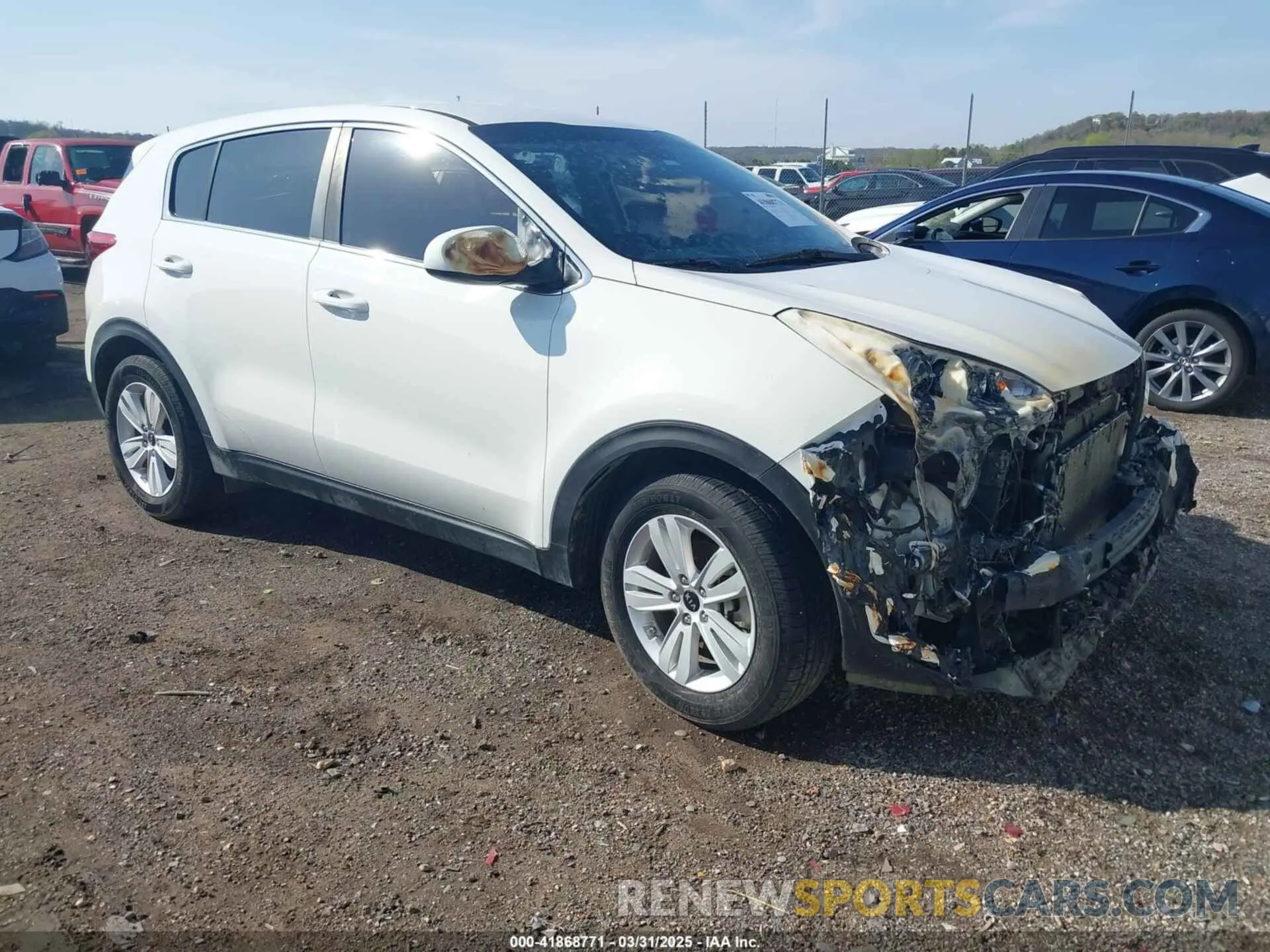 1 Photograph of a damaged car KNDPM3AC0K7543064 KIA SPORTAGE 2019