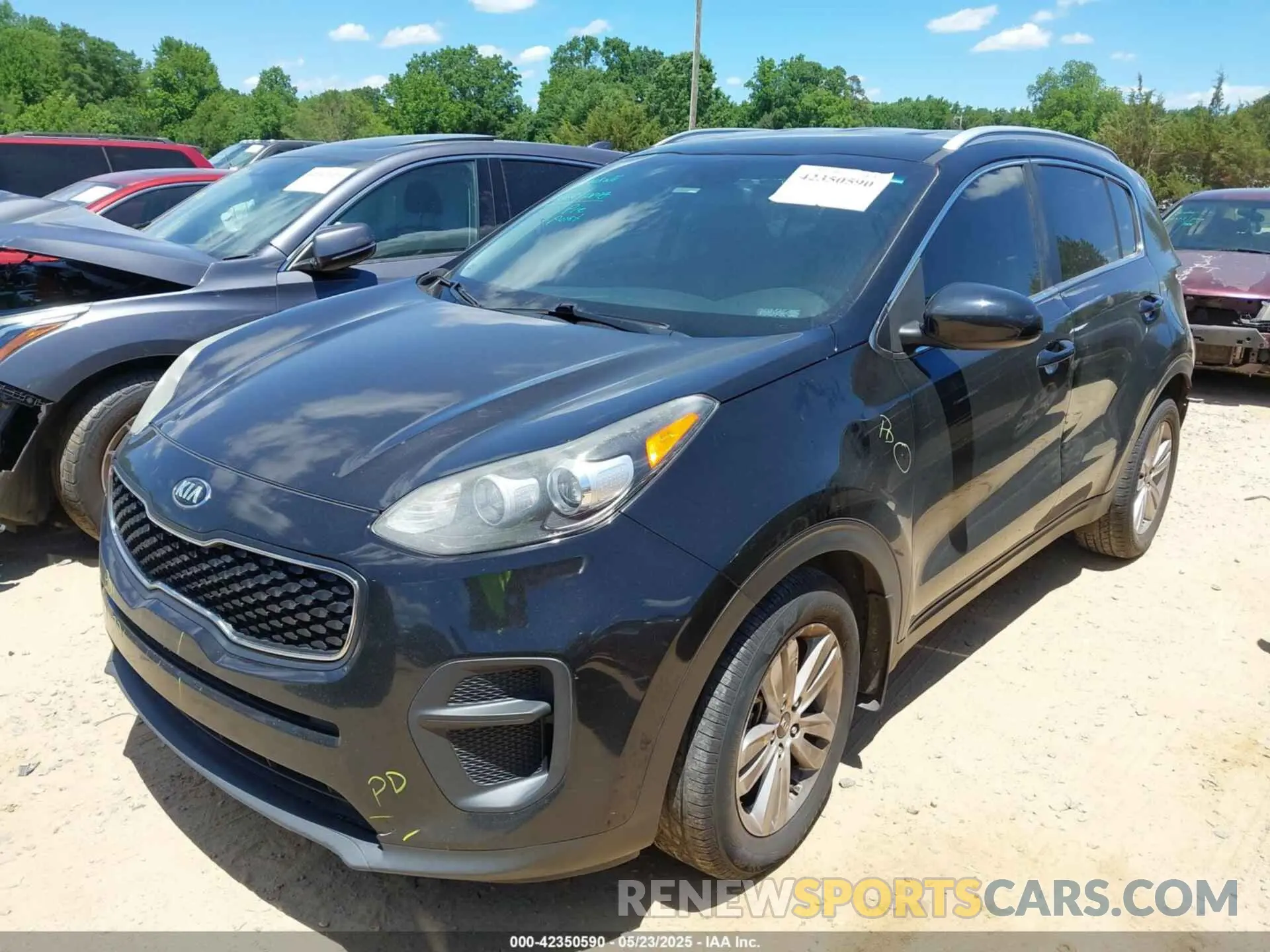 2 Photograph of a damaged car KNDPM3AC1K7526211 KIA SPORTAGE 2019