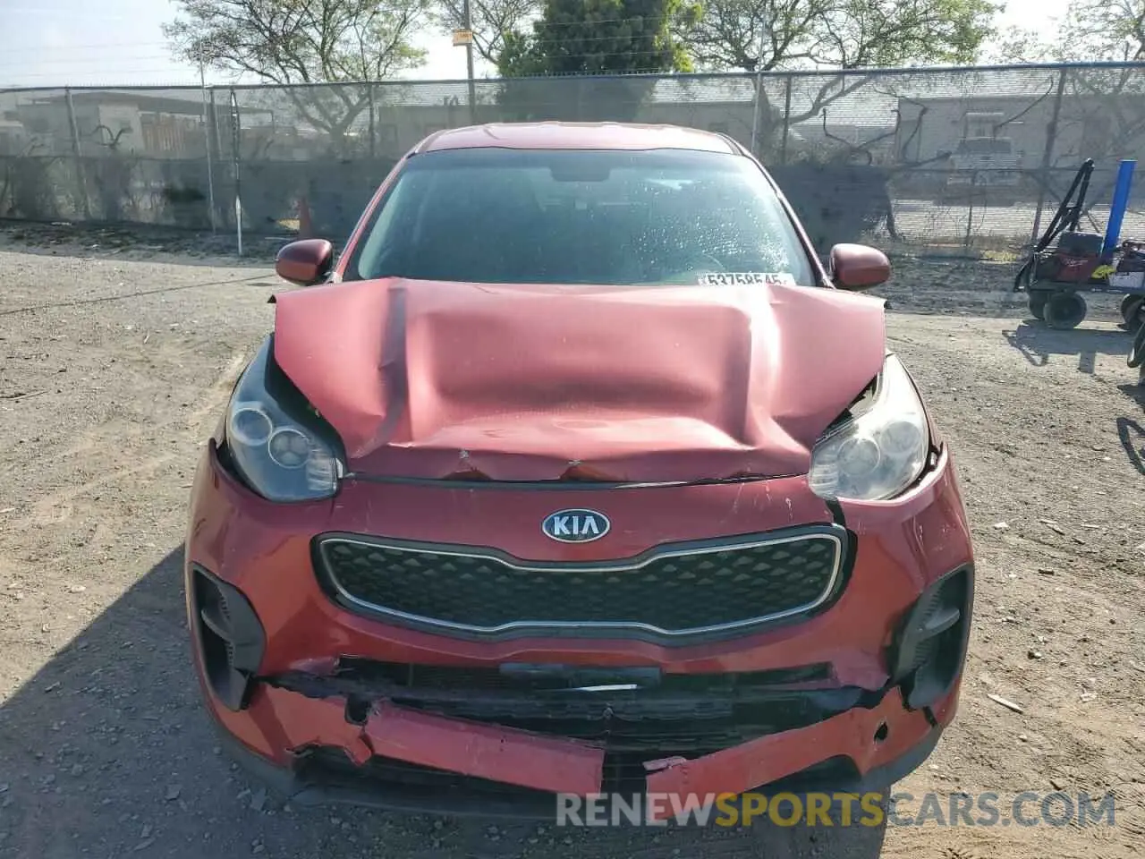 5 Photograph of a damaged car KNDPM3AC1K7547544 KIA SPORTAGE 2019