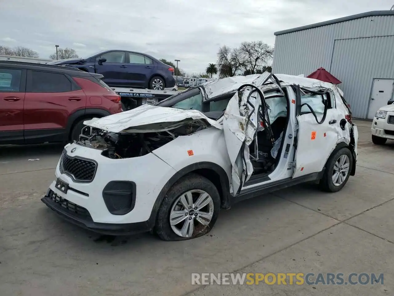 1 Photograph of a damaged car KNDPM3AC1K7623957 KIA SPORTAGE 2019