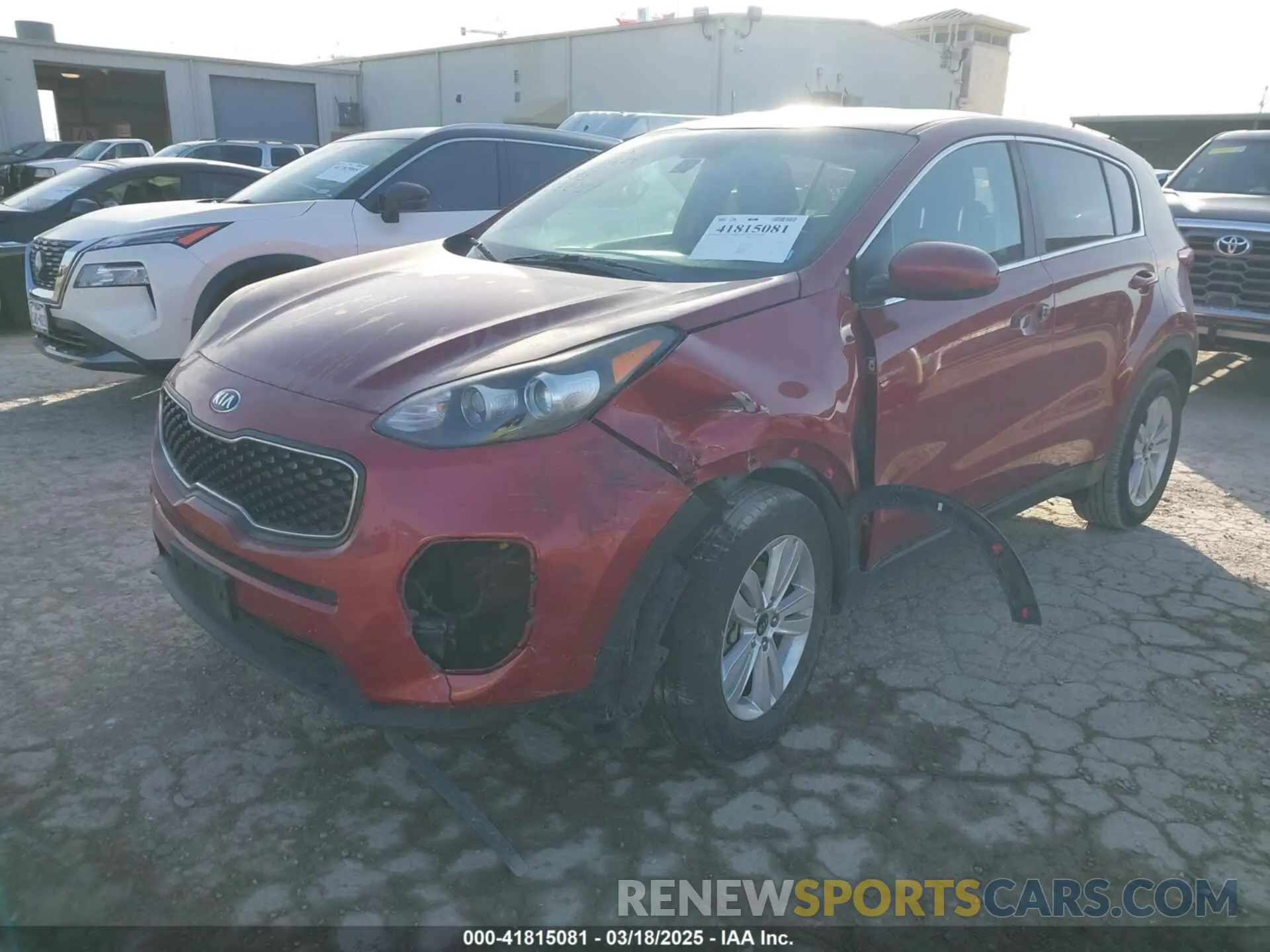 2 Photograph of a damaged car KNDPM3AC2K7562151 KIA SPORTAGE 2019
