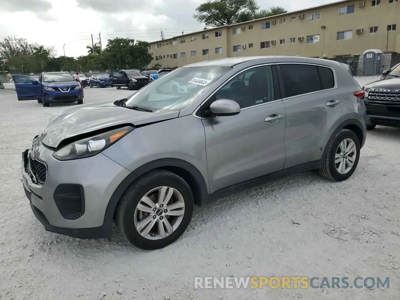 1 Photograph of a damaged car KNDPM3AC2K7598809 KIA SPORTAGE 2019
