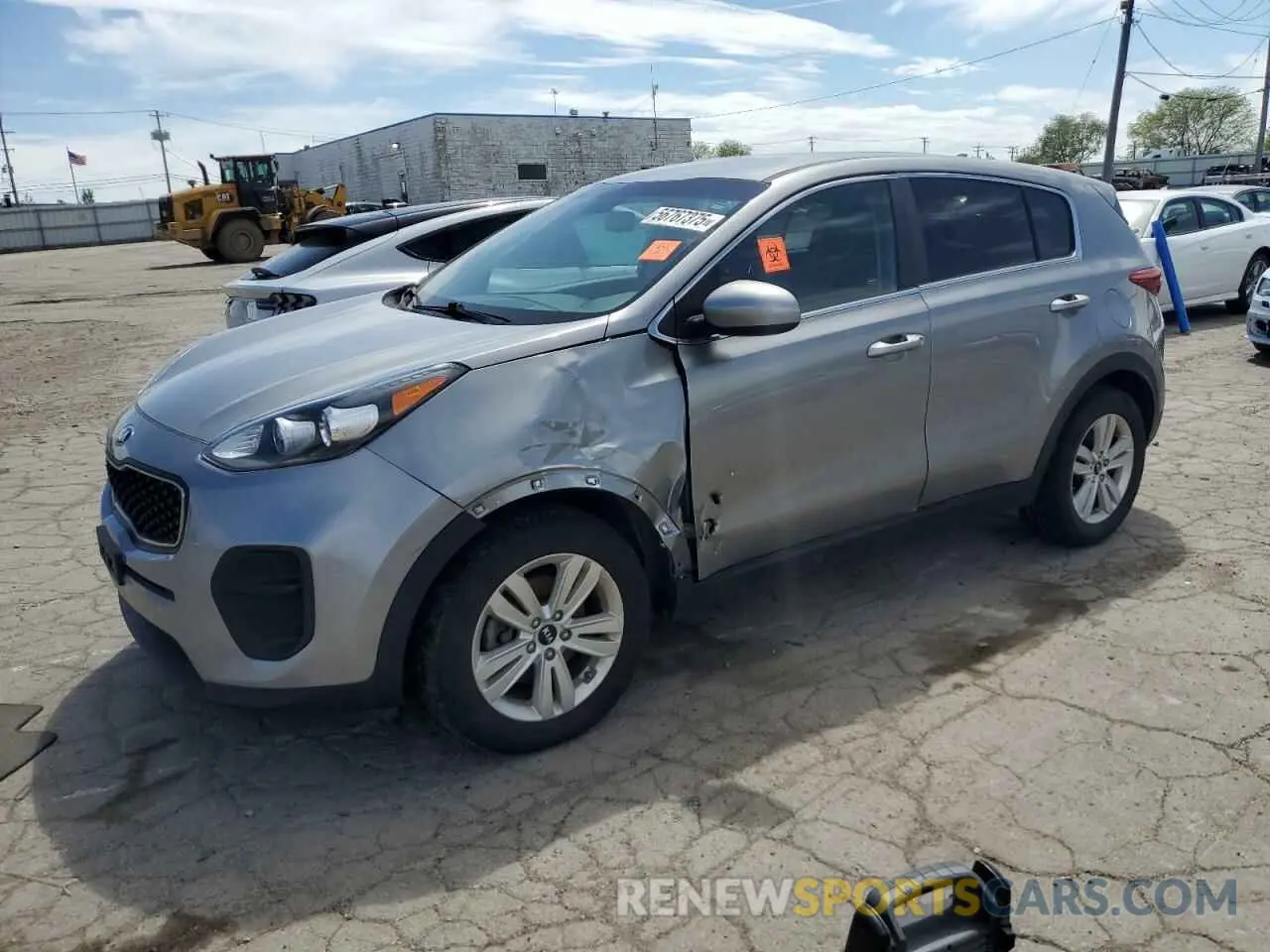 1 Photograph of a damaged car KNDPM3AC2K7626348 KIA SPORTAGE 2019