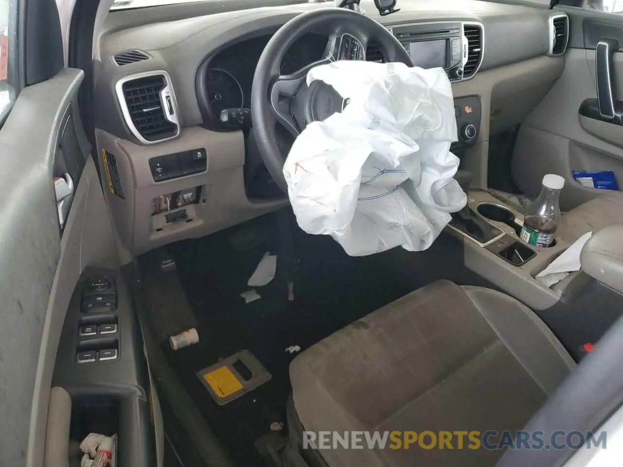 8 Photograph of a damaged car KNDPM3AC3K7540532 KIA SPORTAGE 2019
