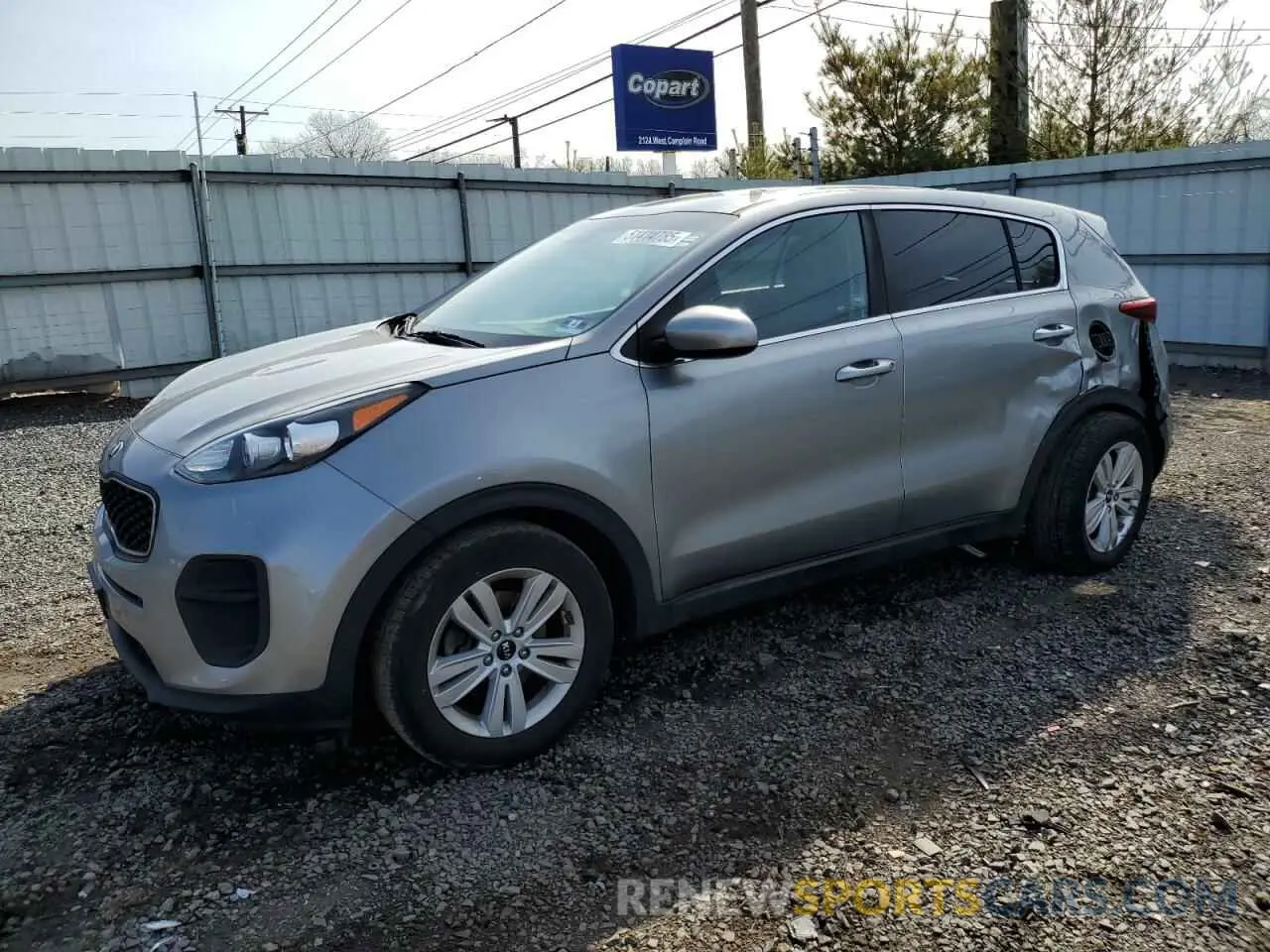 1 Photograph of a damaged car KNDPM3AC3K7623216 KIA SPORTAGE 2019