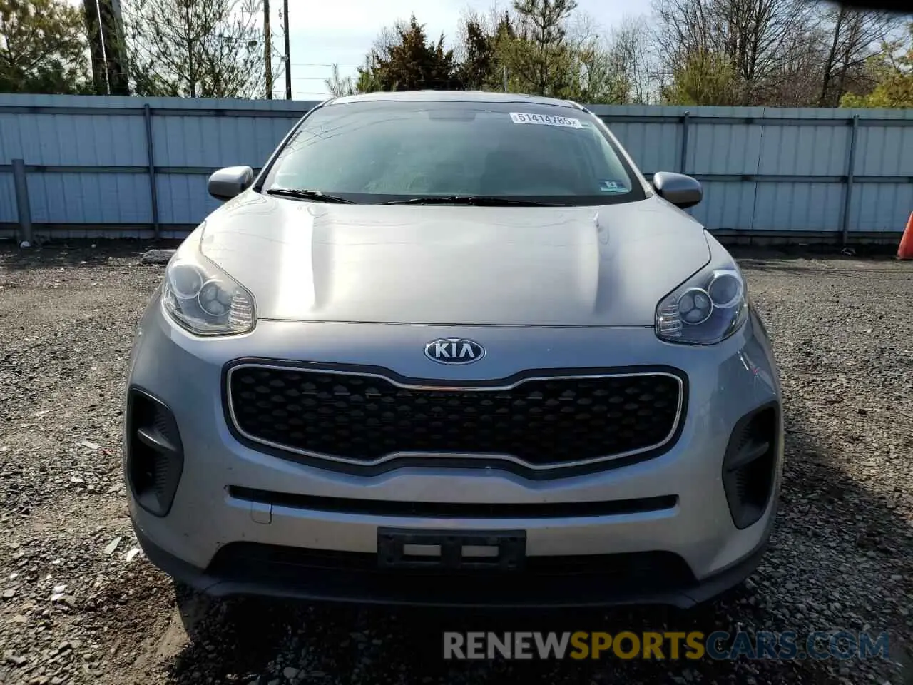 5 Photograph of a damaged car KNDPM3AC3K7623216 KIA SPORTAGE 2019