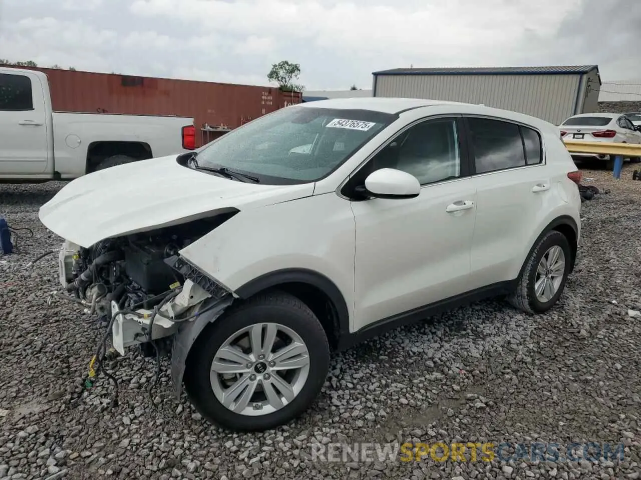 1 Photograph of a damaged car KNDPM3AC4K7572910 KIA SPORTAGE 2019