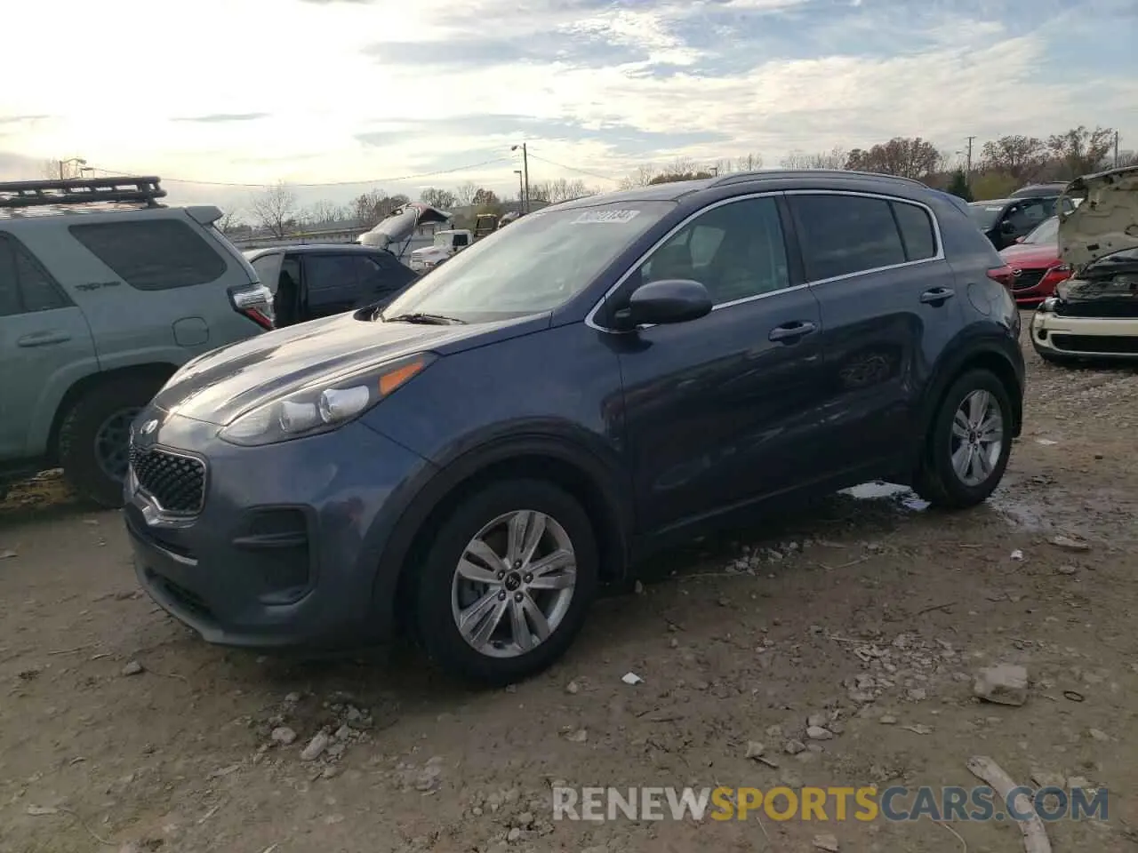 1 Photograph of a damaged car KNDPM3AC4K7576326 KIA SPORTAGE 2019