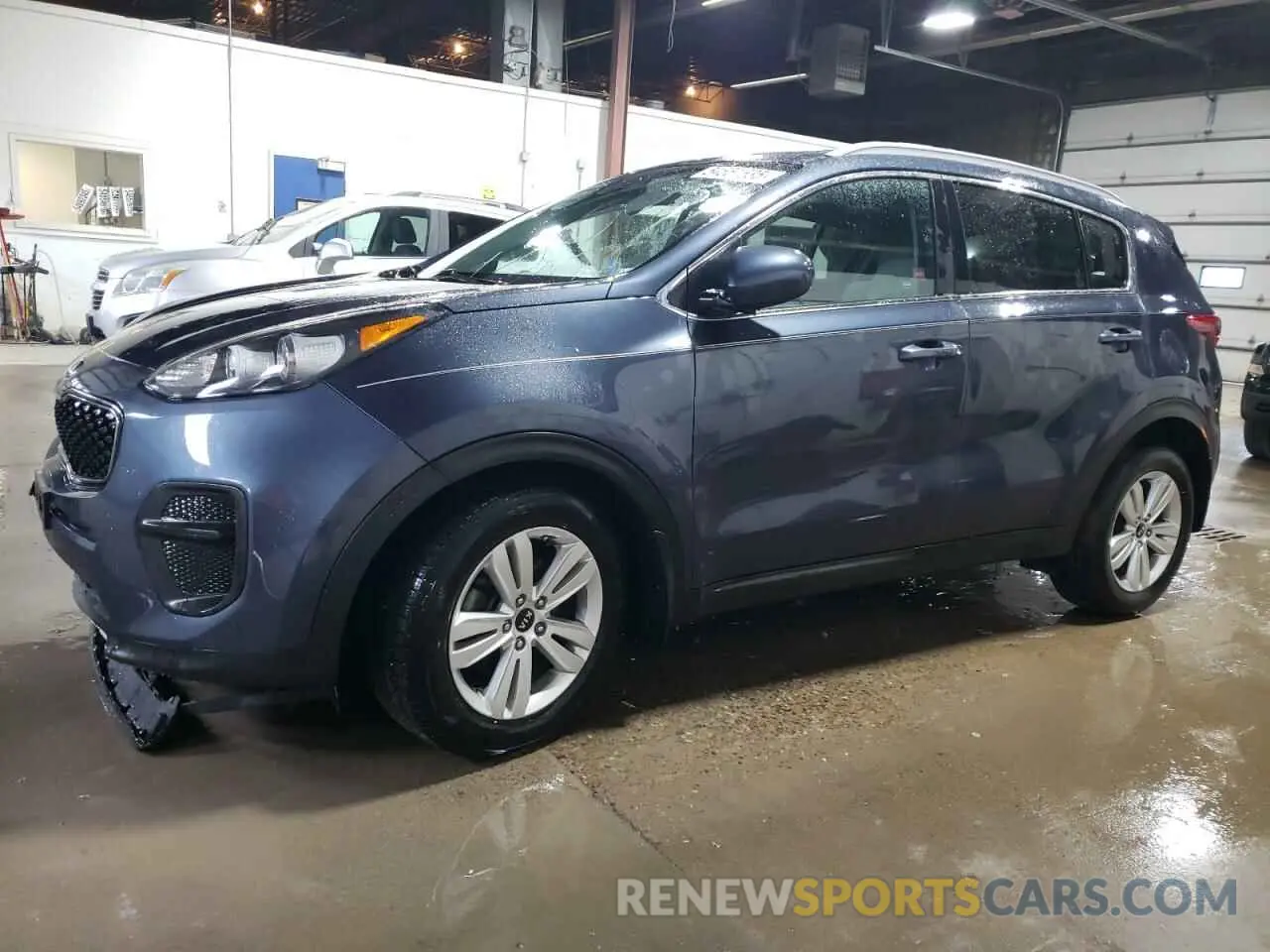 1 Photograph of a damaged car KNDPM3AC4K7592302 KIA SPORTAGE 2019