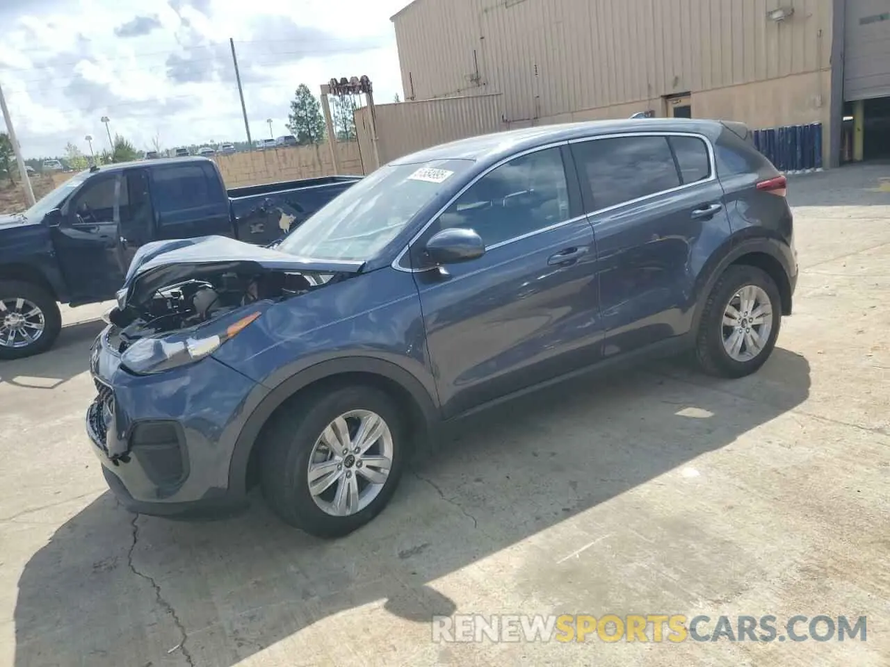 1 Photograph of a damaged car KNDPM3AC4K7628764 KIA SPORTAGE 2019