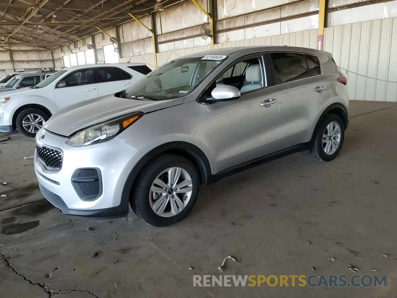 1 Photograph of a damaged car KNDPM3AC5K7527748 KIA SPORTAGE 2019