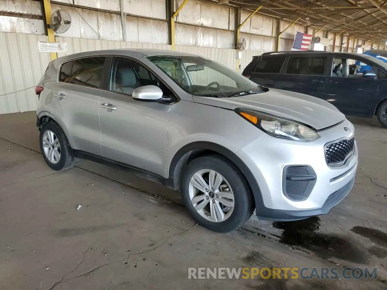 4 Photograph of a damaged car KNDPM3AC5K7527748 KIA SPORTAGE 2019