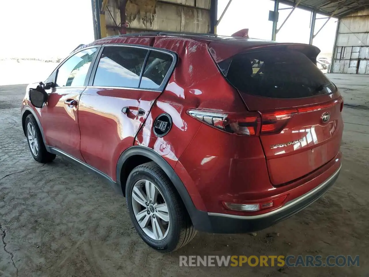 2 Photograph of a damaged car KNDPM3AC5K7555954 KIA SPORTAGE 2019