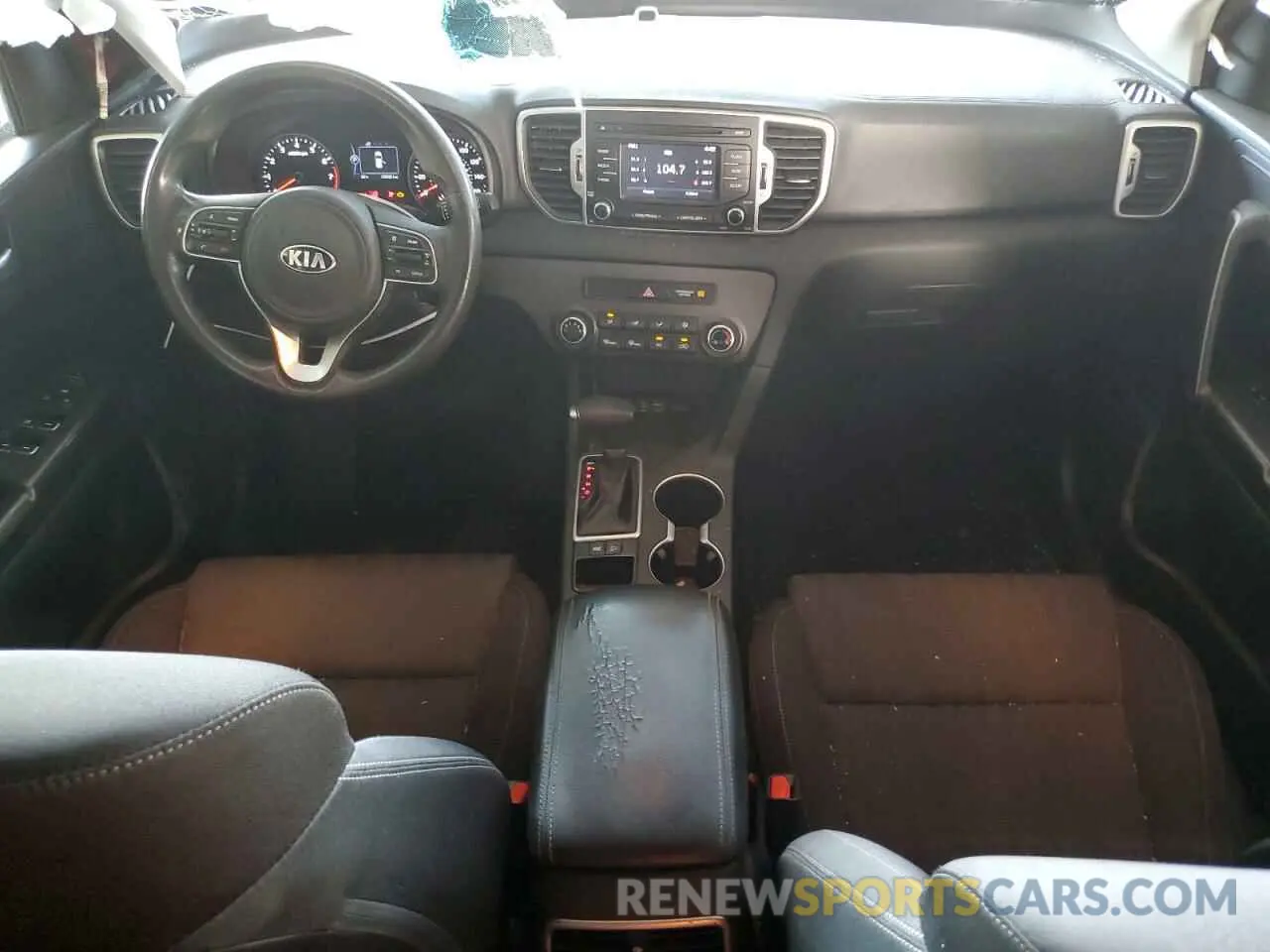 8 Photograph of a damaged car KNDPM3AC5K7555954 KIA SPORTAGE 2019