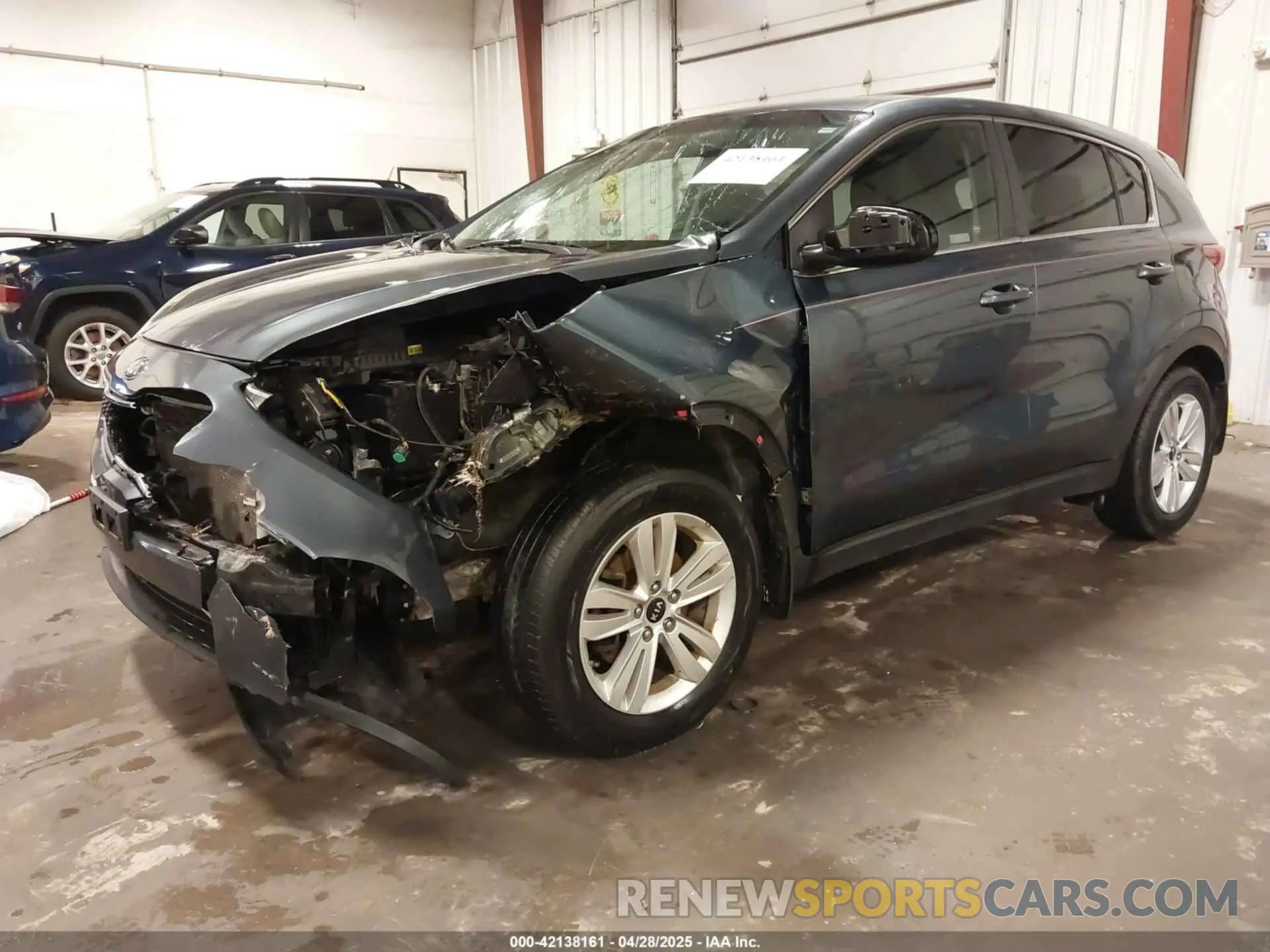 2 Photograph of a damaged car KNDPM3AC5K7597072 KIA SPORTAGE 2019
