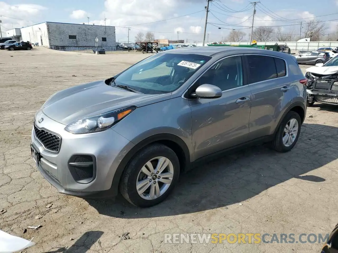 1 Photograph of a damaged car KNDPM3AC5K7623850 KIA SPORTAGE 2019