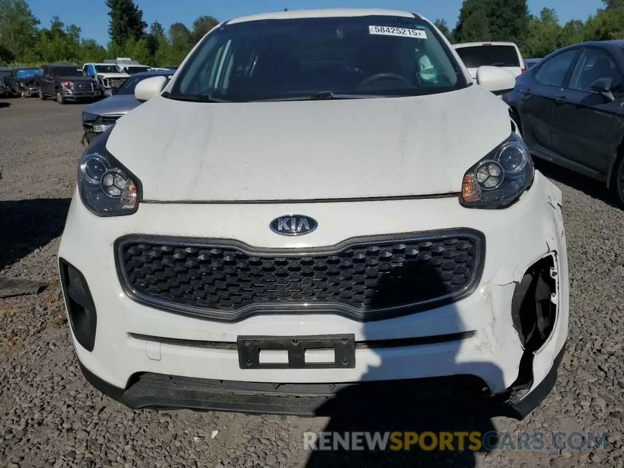 5 Photograph of a damaged car KNDPM3AC6K7504169 KIA SPORTAGE 2019