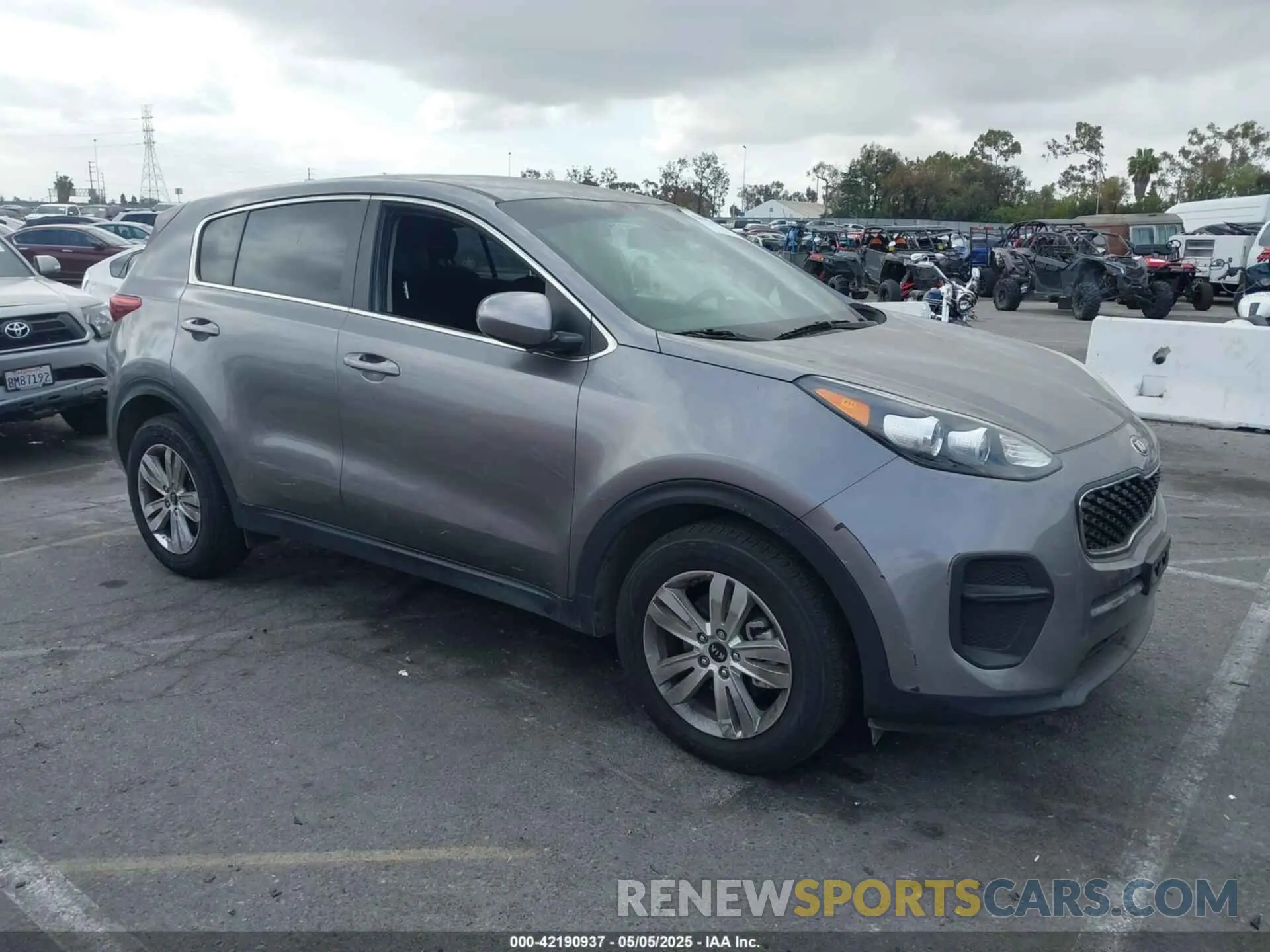 1 Photograph of a damaged car KNDPM3AC6K7545613 KIA SPORTAGE 2019