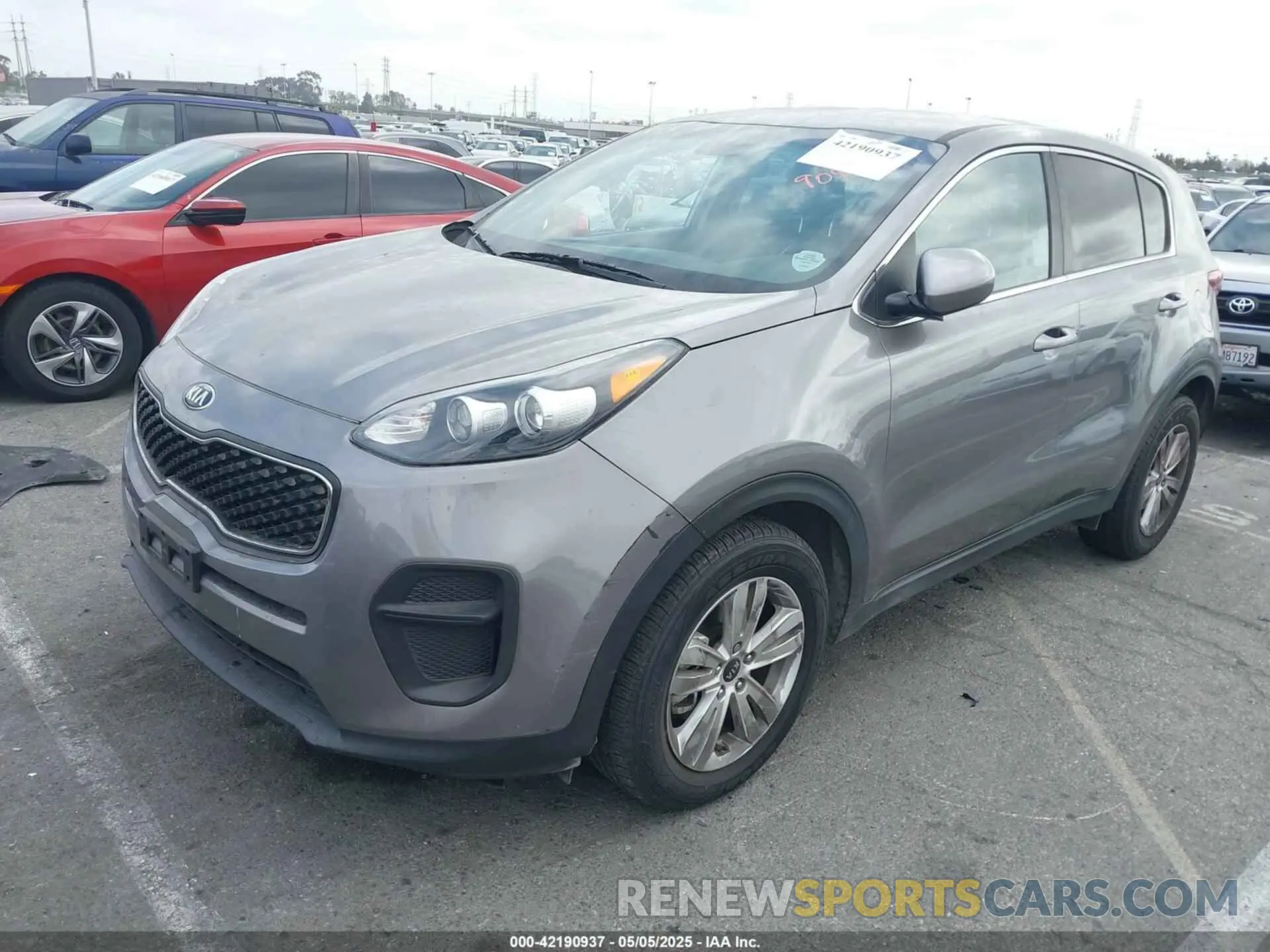 2 Photograph of a damaged car KNDPM3AC6K7545613 KIA SPORTAGE 2019