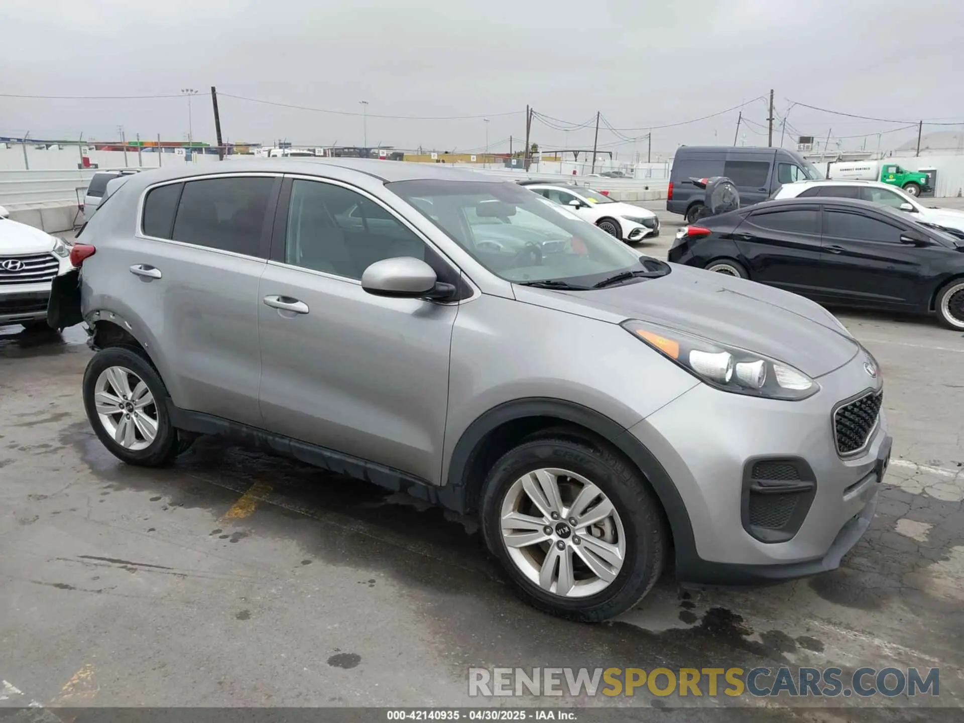1 Photograph of a damaged car KNDPM3AC6K7599025 KIA SPORTAGE 2019