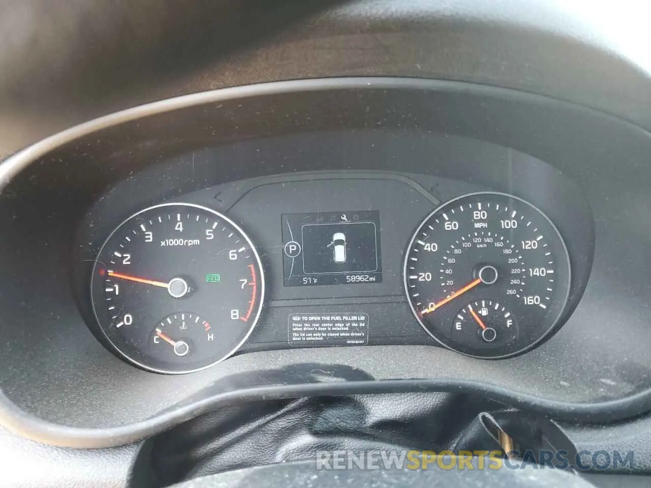 9 Photograph of a damaged car KNDPM3AC7K7558127 KIA SPORTAGE 2019