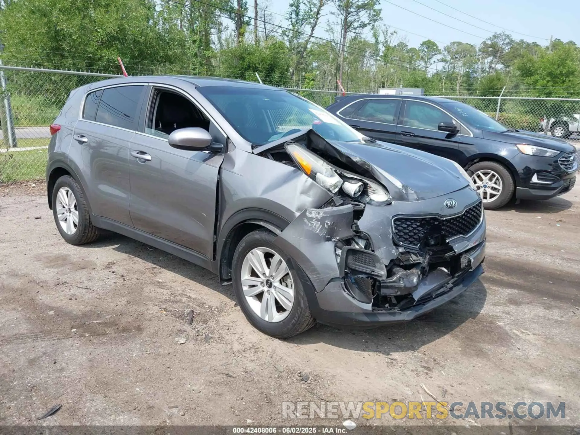 1 Photograph of a damaged car KNDPM3AC7K7560377 KIA SPORTAGE 2019