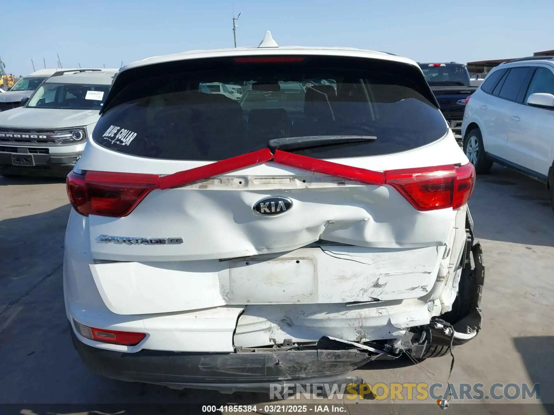 17 Photograph of a damaged car KNDPM3AC7K7563098 KIA SPORTAGE 2019