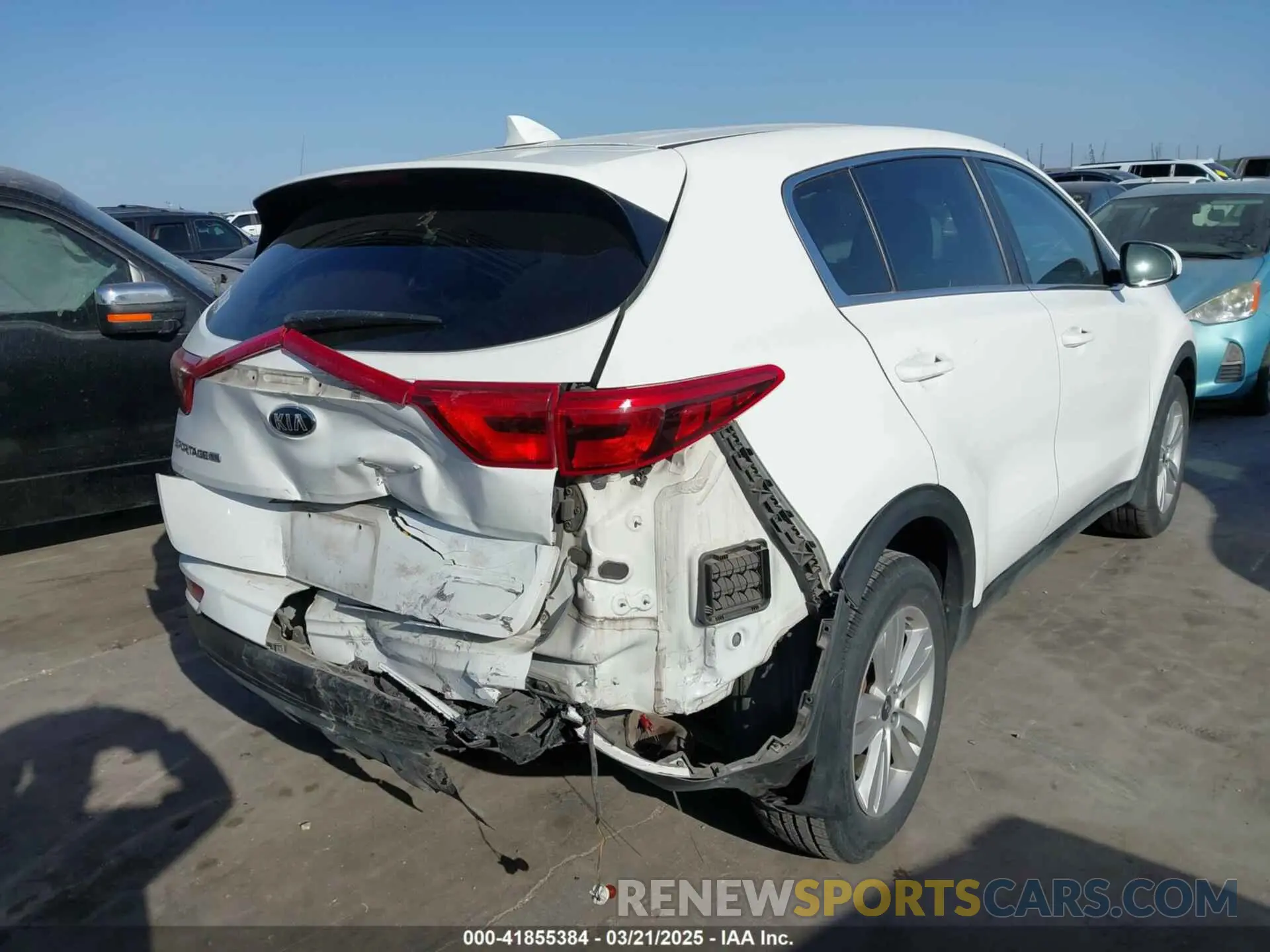 6 Photograph of a damaged car KNDPM3AC7K7563098 KIA SPORTAGE 2019