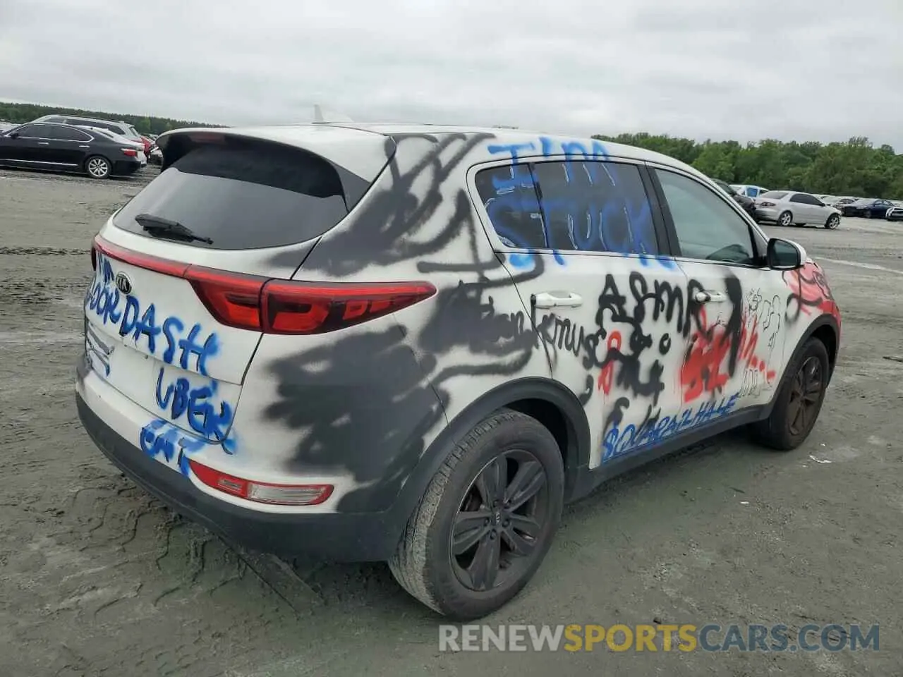 3 Photograph of a damaged car KNDPM3AC8K7493790 KIA SPORTAGE 2019
