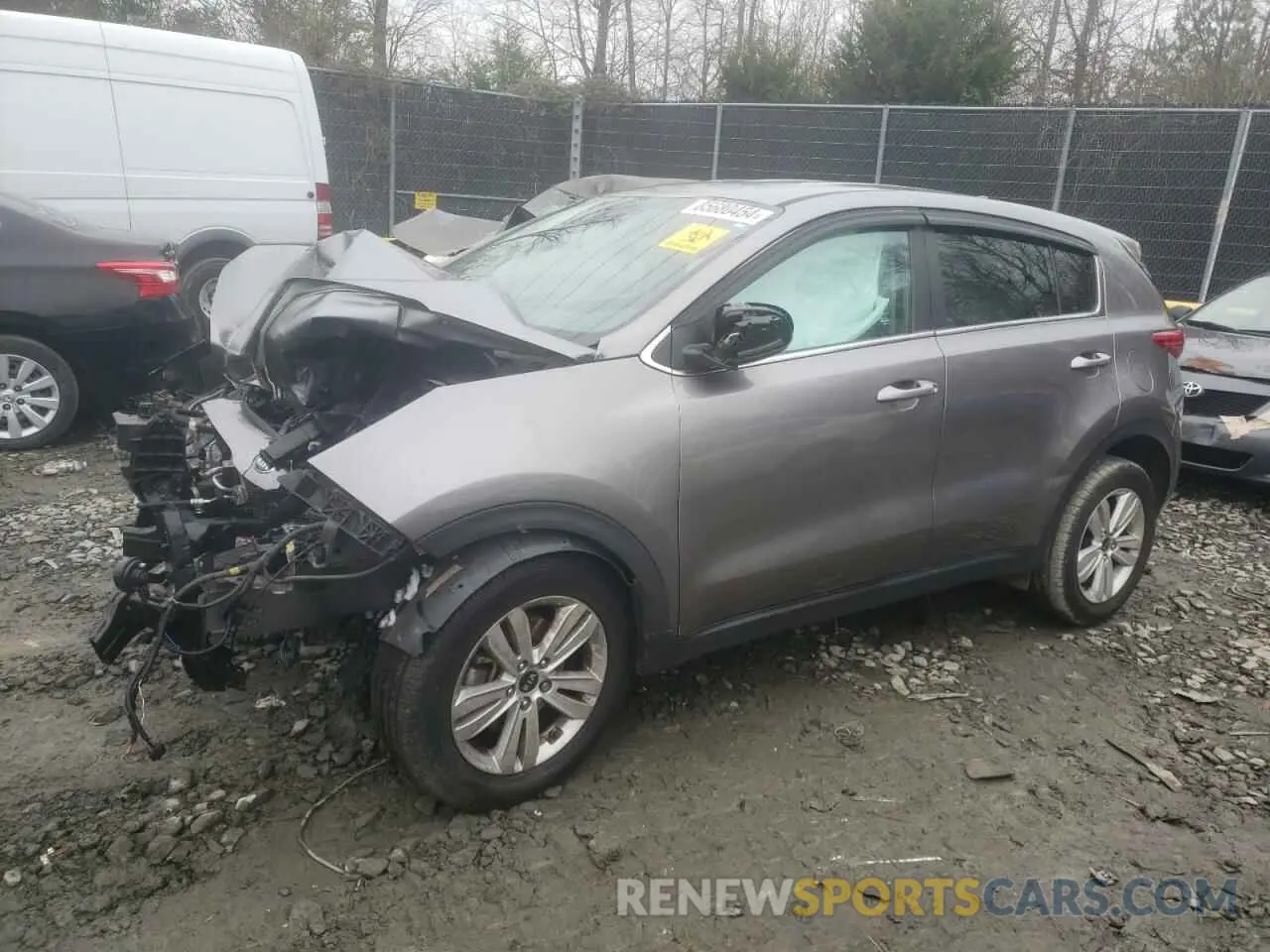 1 Photograph of a damaged car KNDPM3AC8K7500009 KIA SPORTAGE 2019