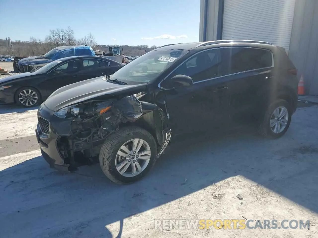 1 Photograph of a damaged car KNDPM3AC8K7592142 KIA SPORTAGE 2019