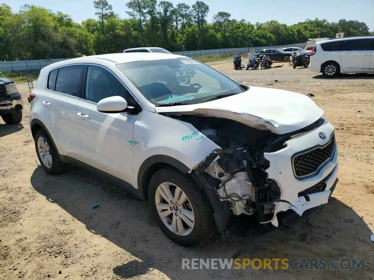 4 Photograph of a damaged car KNDPM3AC8K7594215 KIA SPORTAGE 2019