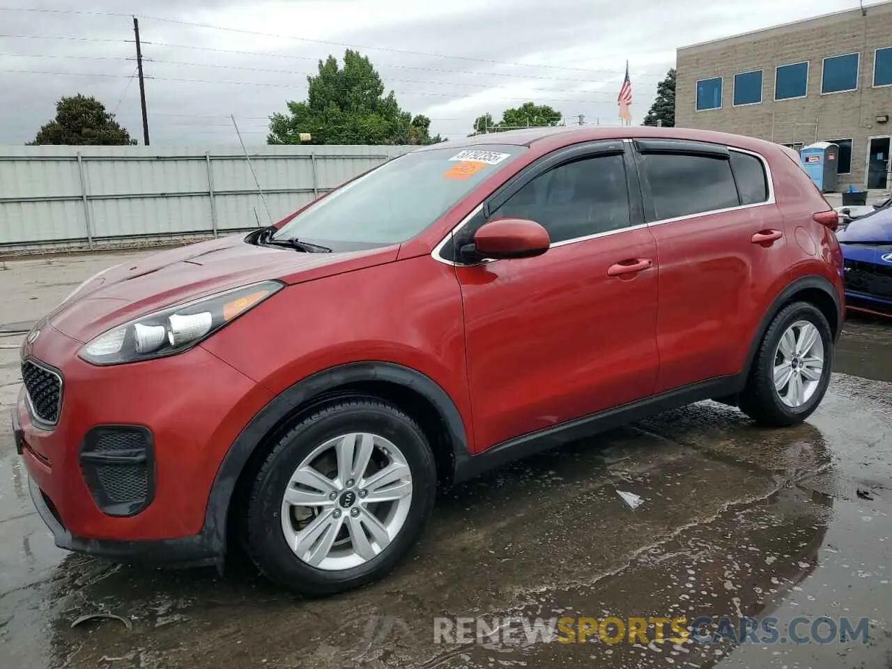 1 Photograph of a damaged car KNDPM3AC8K7596529 KIA SPORTAGE 2019