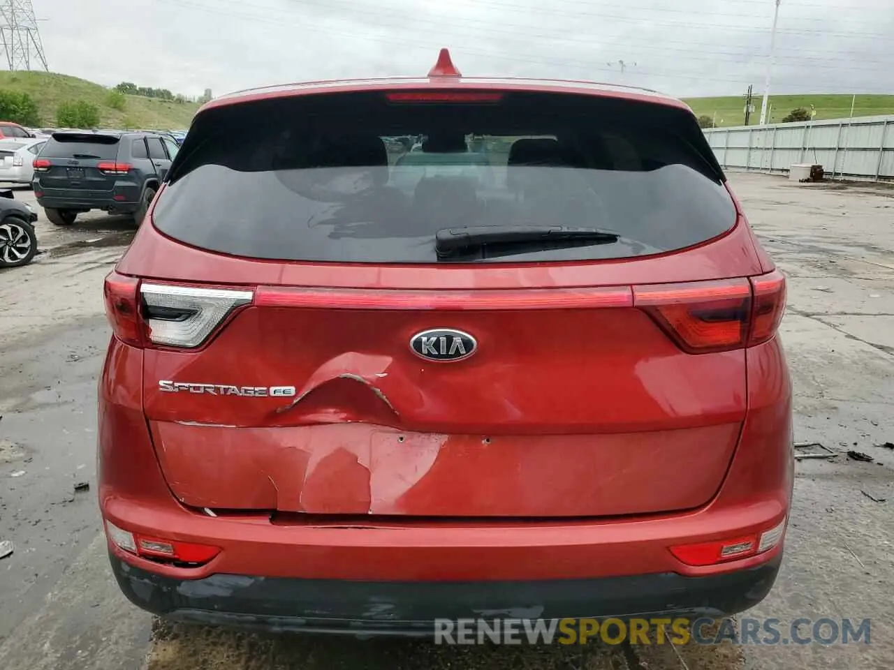 6 Photograph of a damaged car KNDPM3AC8K7596529 KIA SPORTAGE 2019