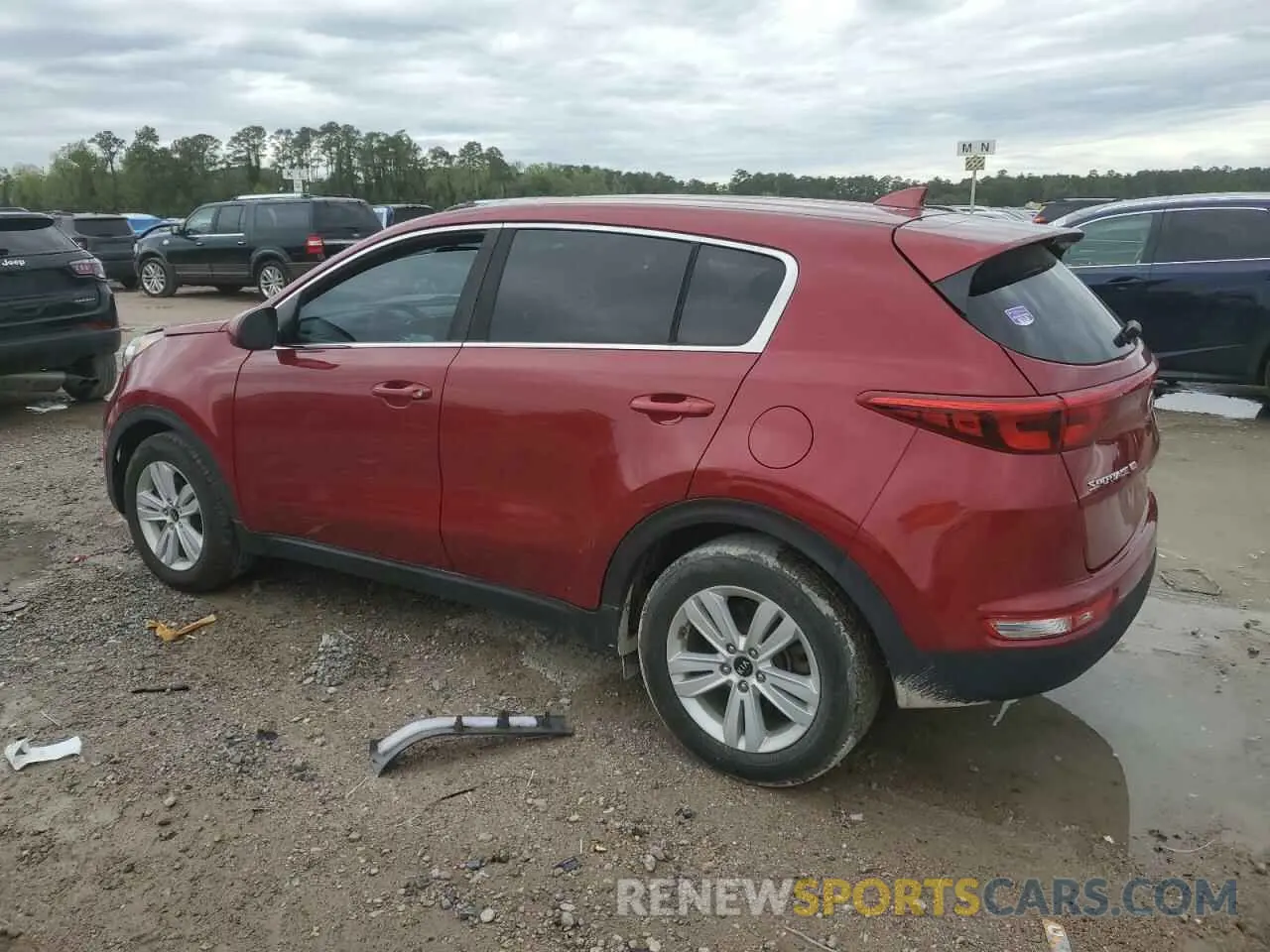 2 Photograph of a damaged car KNDPM3AC8K7626256 KIA SPORTAGE 2019