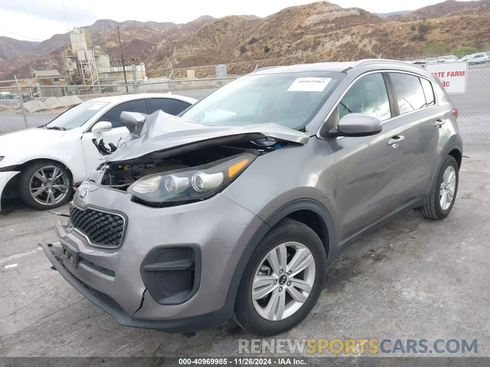 2 Photograph of a damaged car KNDPM3AC9K7549560 KIA SPORTAGE 2019