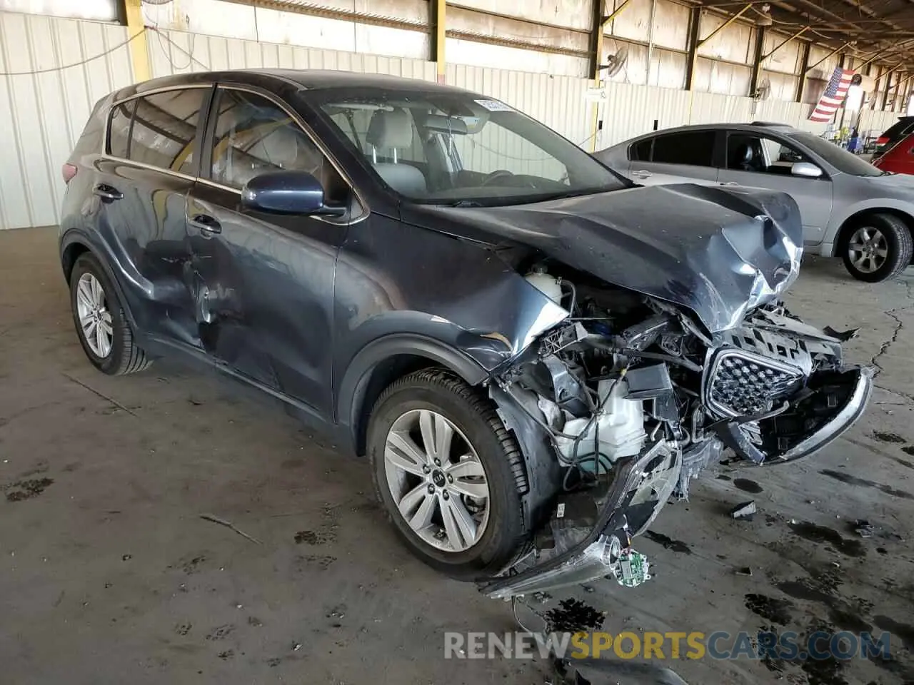 4 Photograph of a damaged car KNDPM3AC9K7613841 KIA SPORTAGE 2019