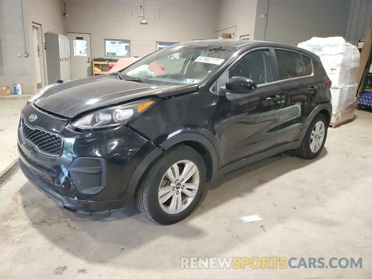 1 Photograph of a damaged car KNDPM3AC9K7616576 KIA SPORTAGE 2019