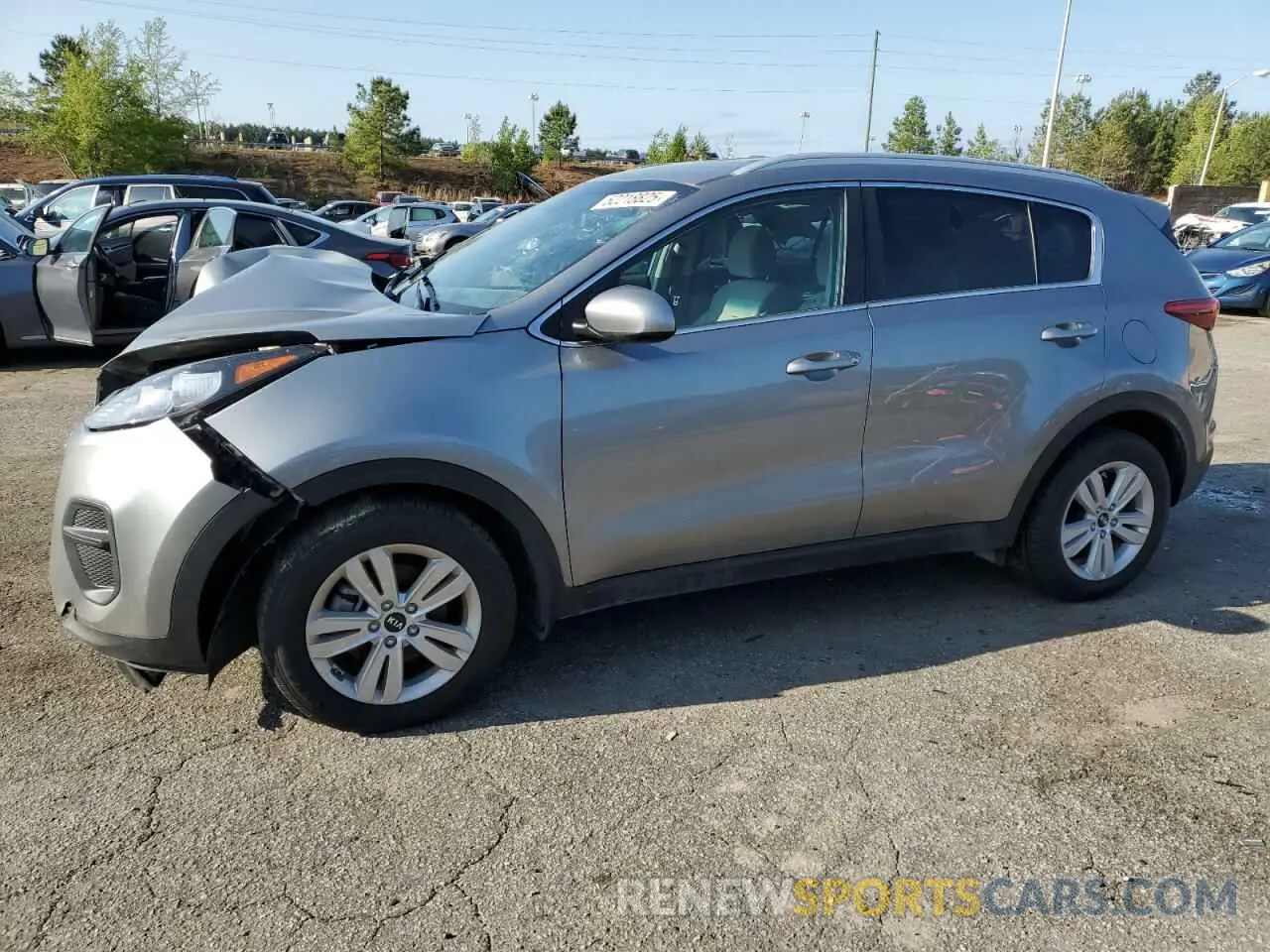 1 Photograph of a damaged car KNDPM3AC9K7622426 KIA SPORTAGE 2019
