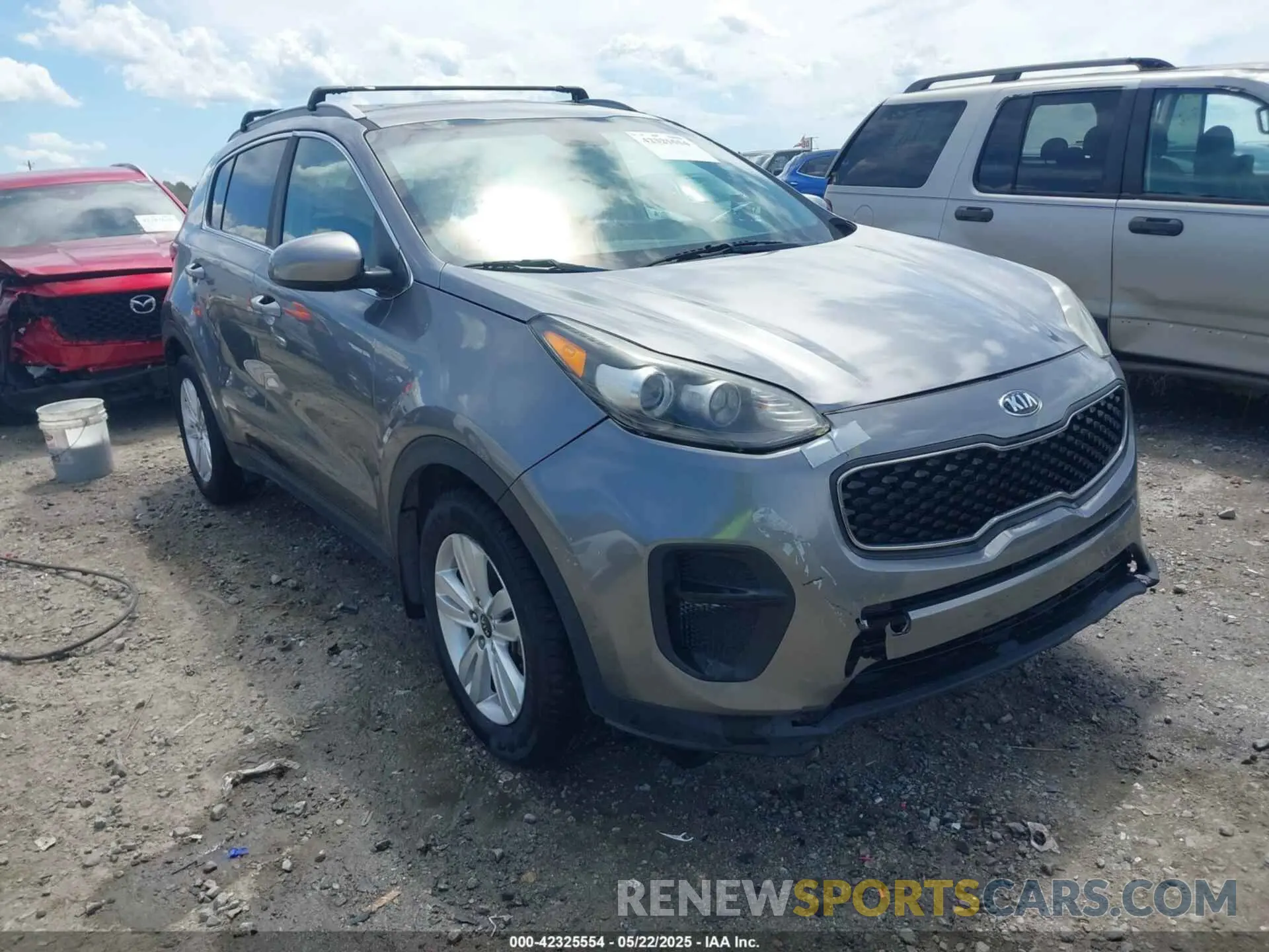 1 Photograph of a damaged car KNDPM3ACXK7545596 KIA SPORTAGE 2019