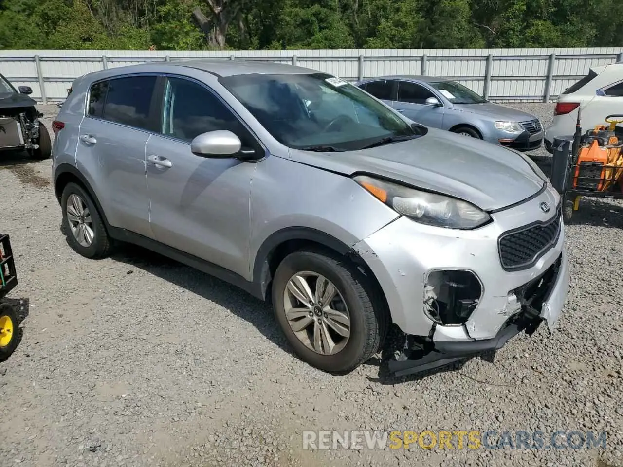 4 Photograph of a damaged car KNDPM3ACXK7555917 KIA SPORTAGE 2019