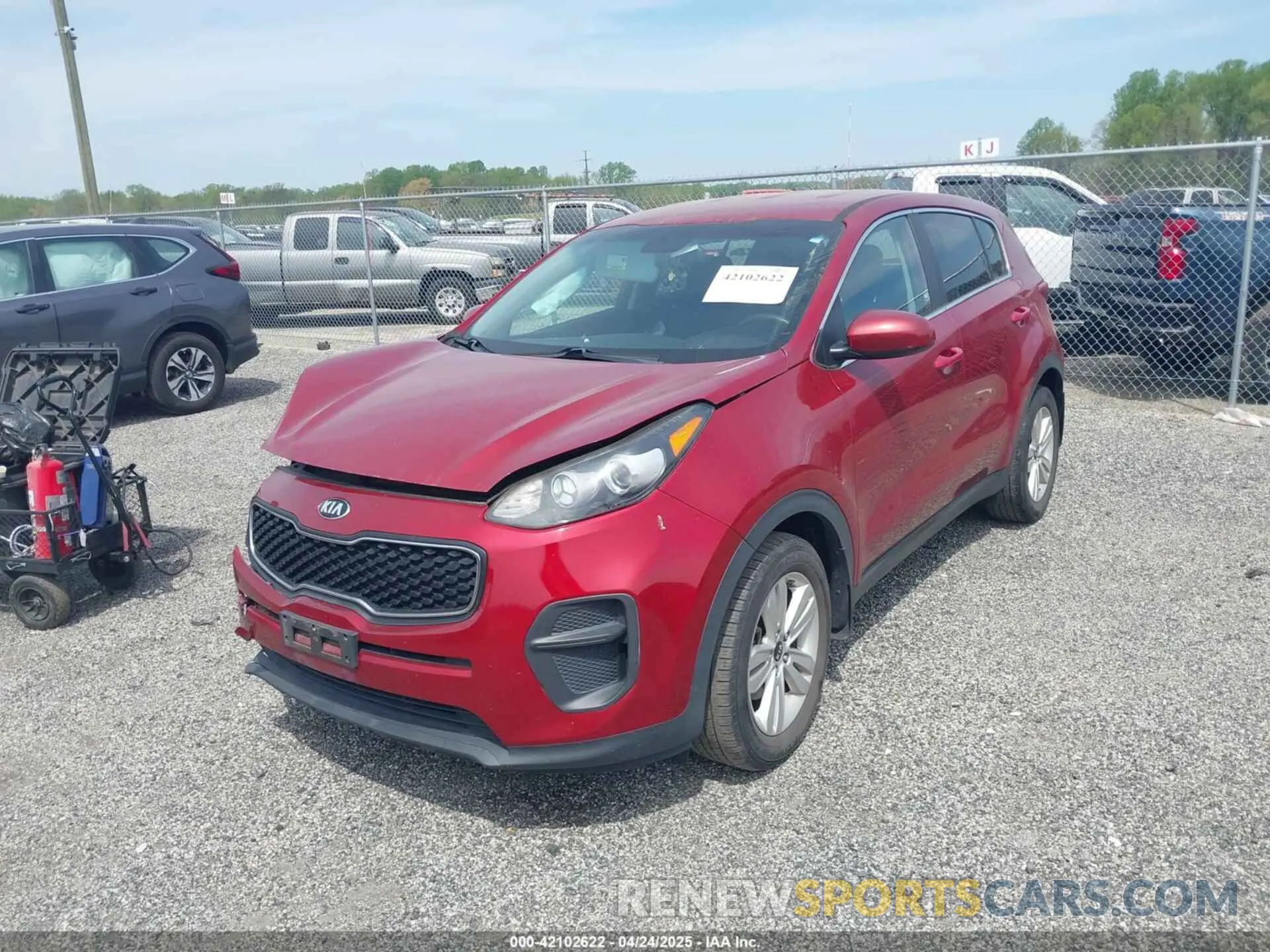2 Photograph of a damaged car KNDPM3ACXK7559627 KIA SPORTAGE 2019