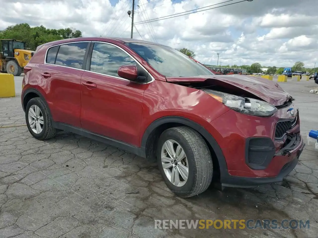 4 Photograph of a damaged car KNDPM3ACXK7563693 KIA SPORTAGE 2019